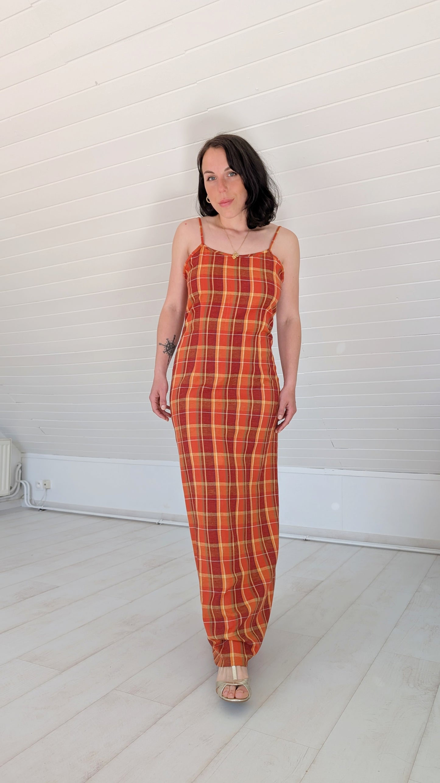 Robe viscose/lin 90s T36