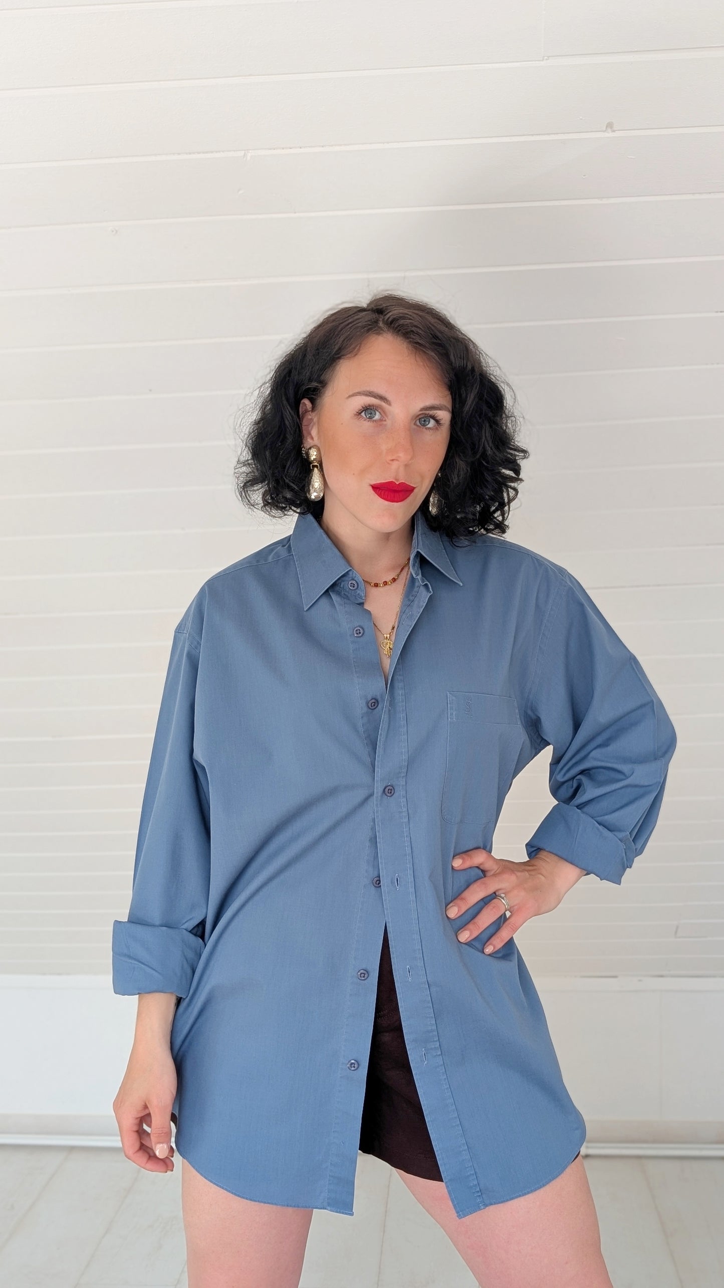 Chemise YSL 90s du 34 au 44