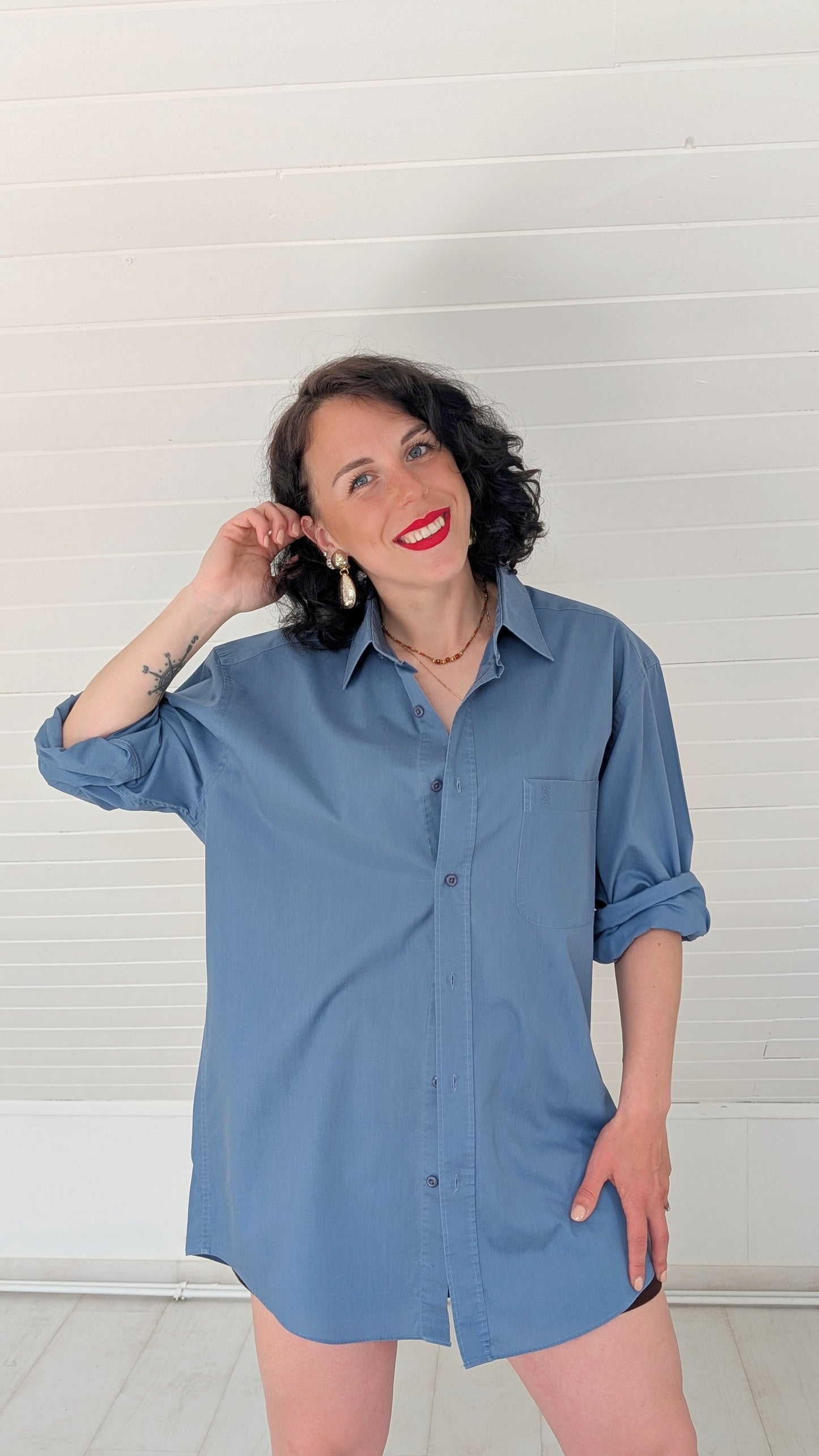 Chemise YSL 90s du 34 au 44
