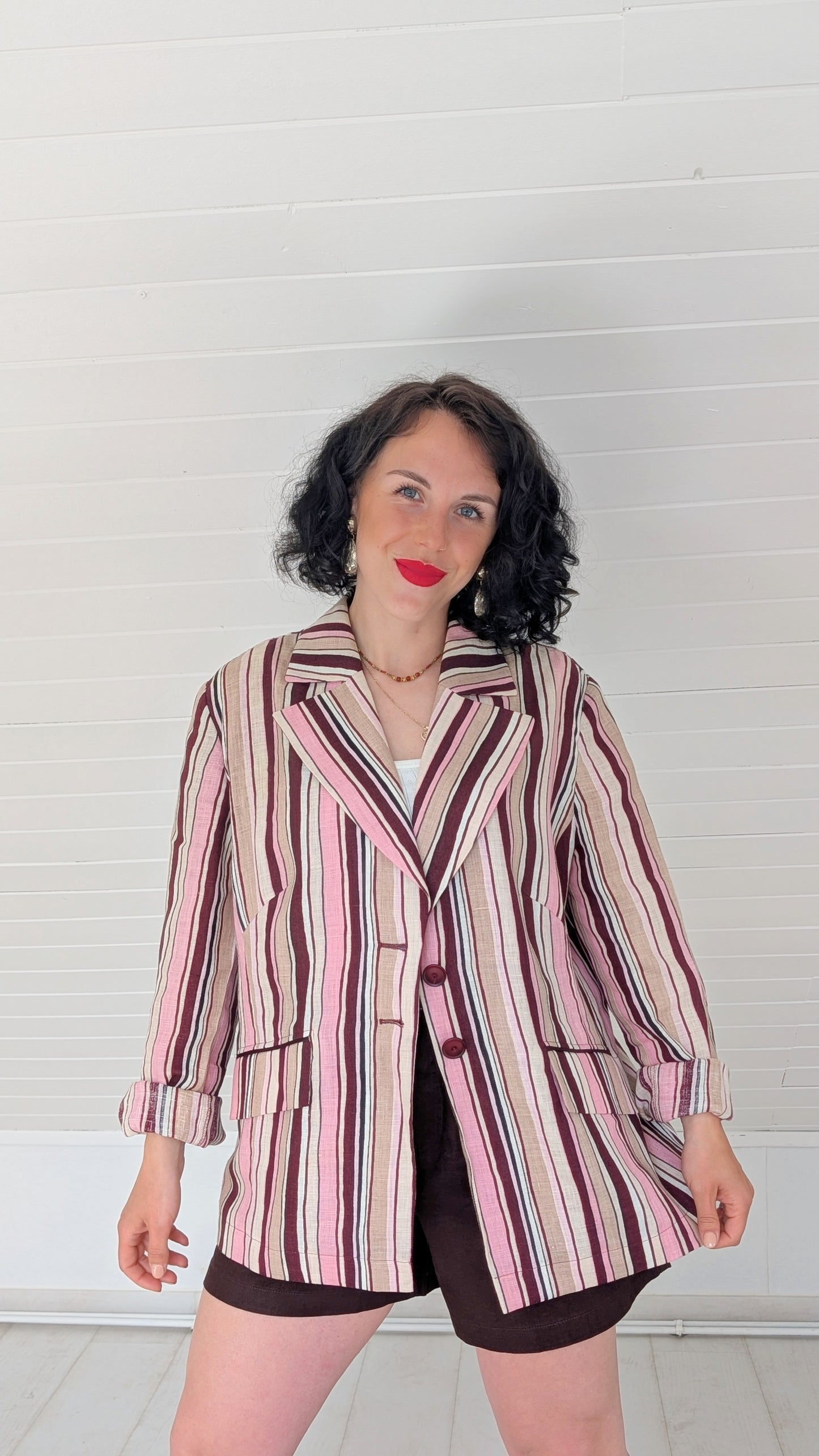 Veste/blazer pur lin T40-42