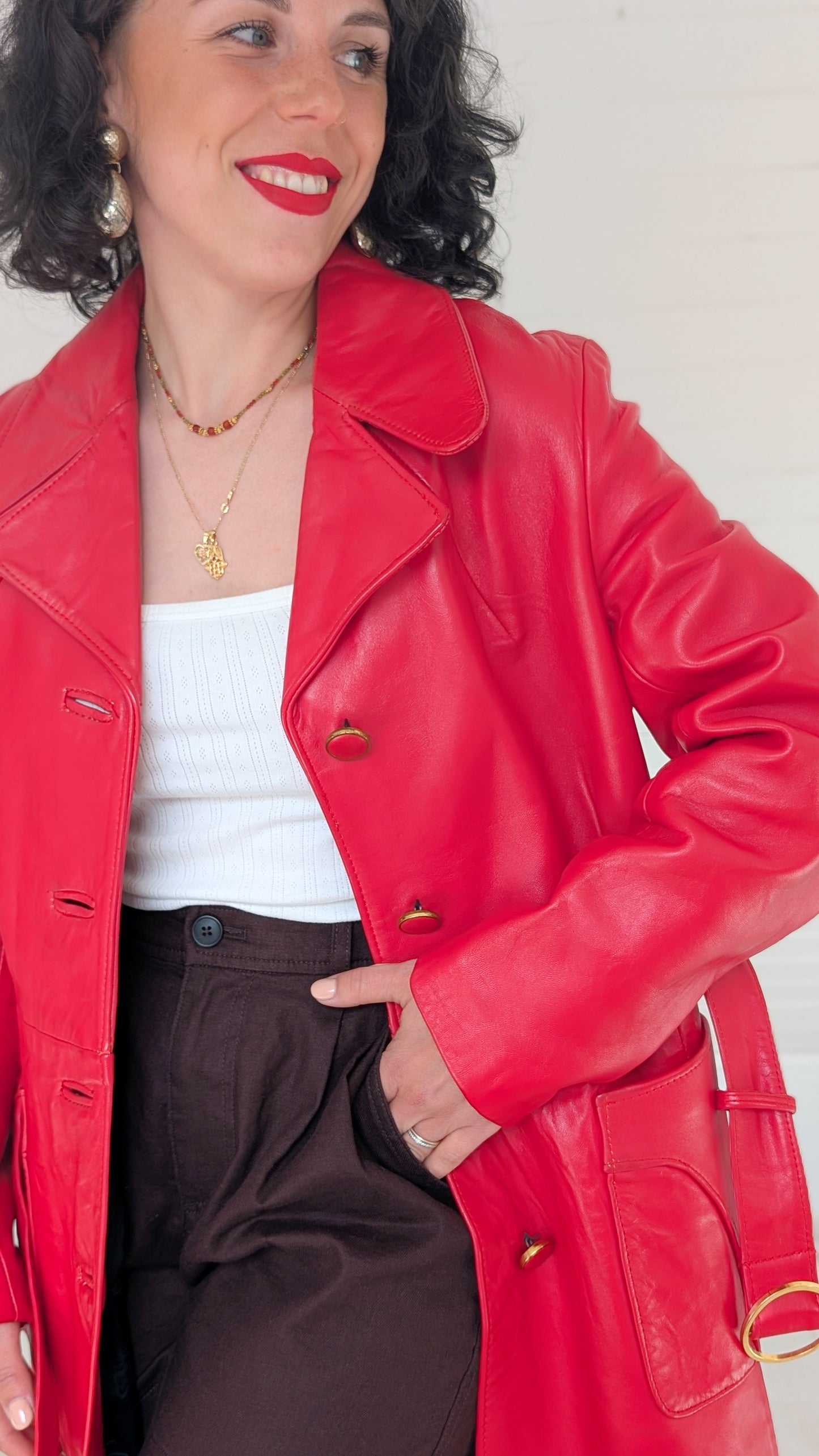 Trench cuir 1960 T38
