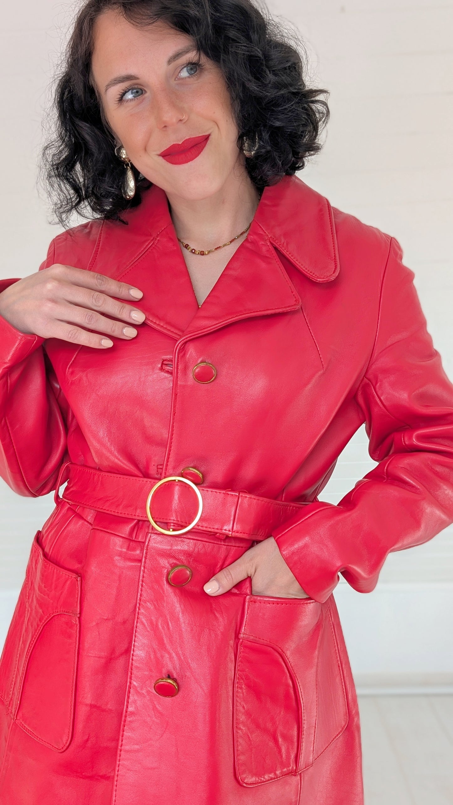 Trench cuir 1960 T38