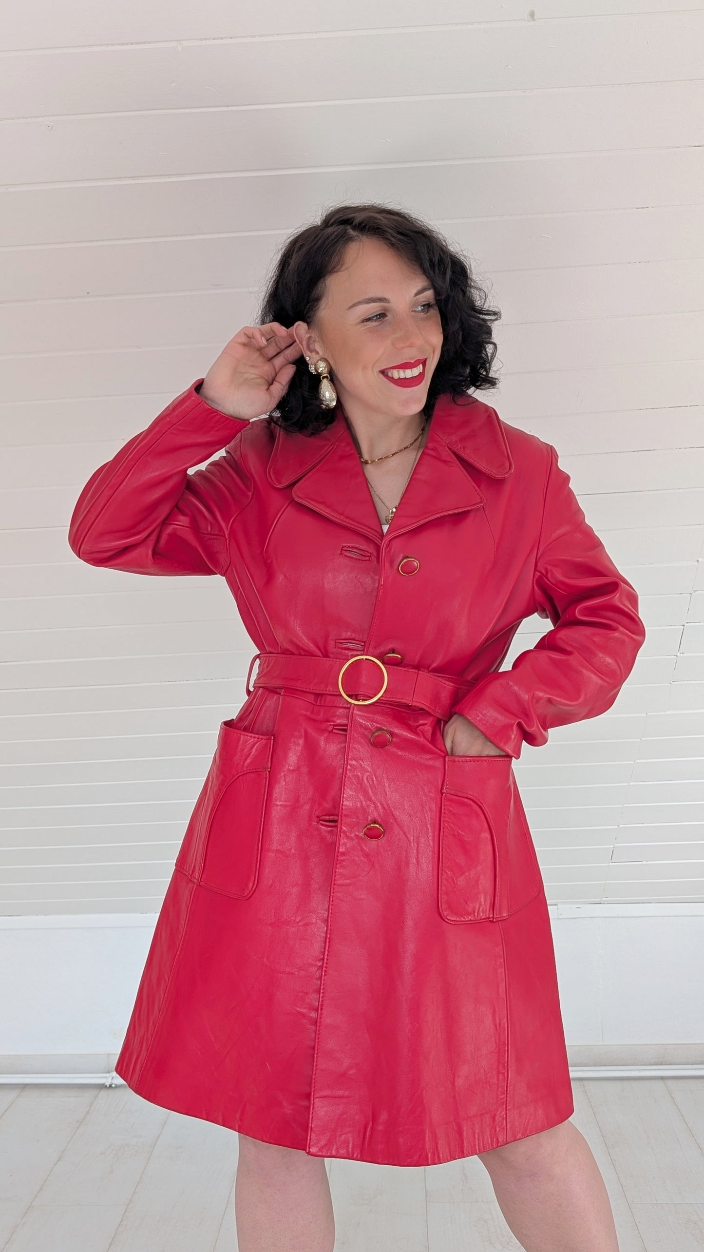 Trench cuir 1960 T38