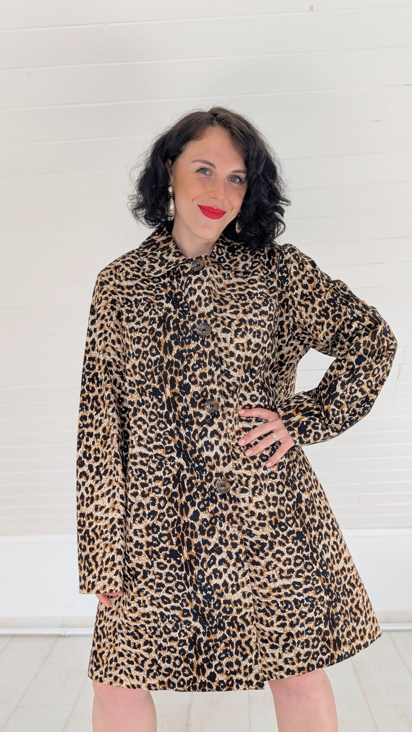 Trench coton léopard T40-42