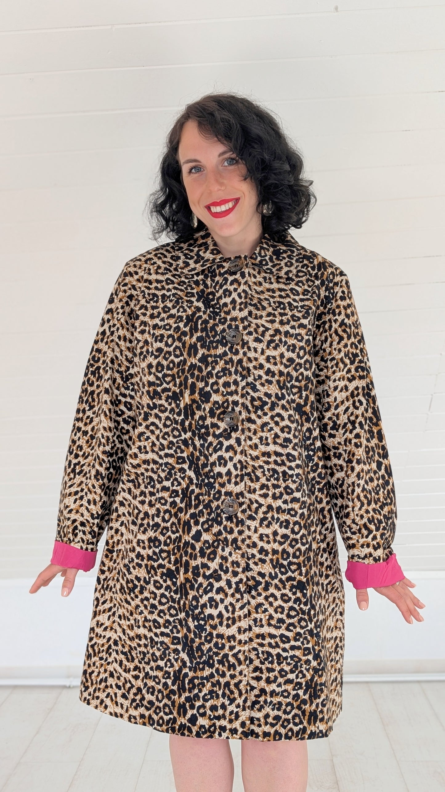 Trench coton léopard T40-42