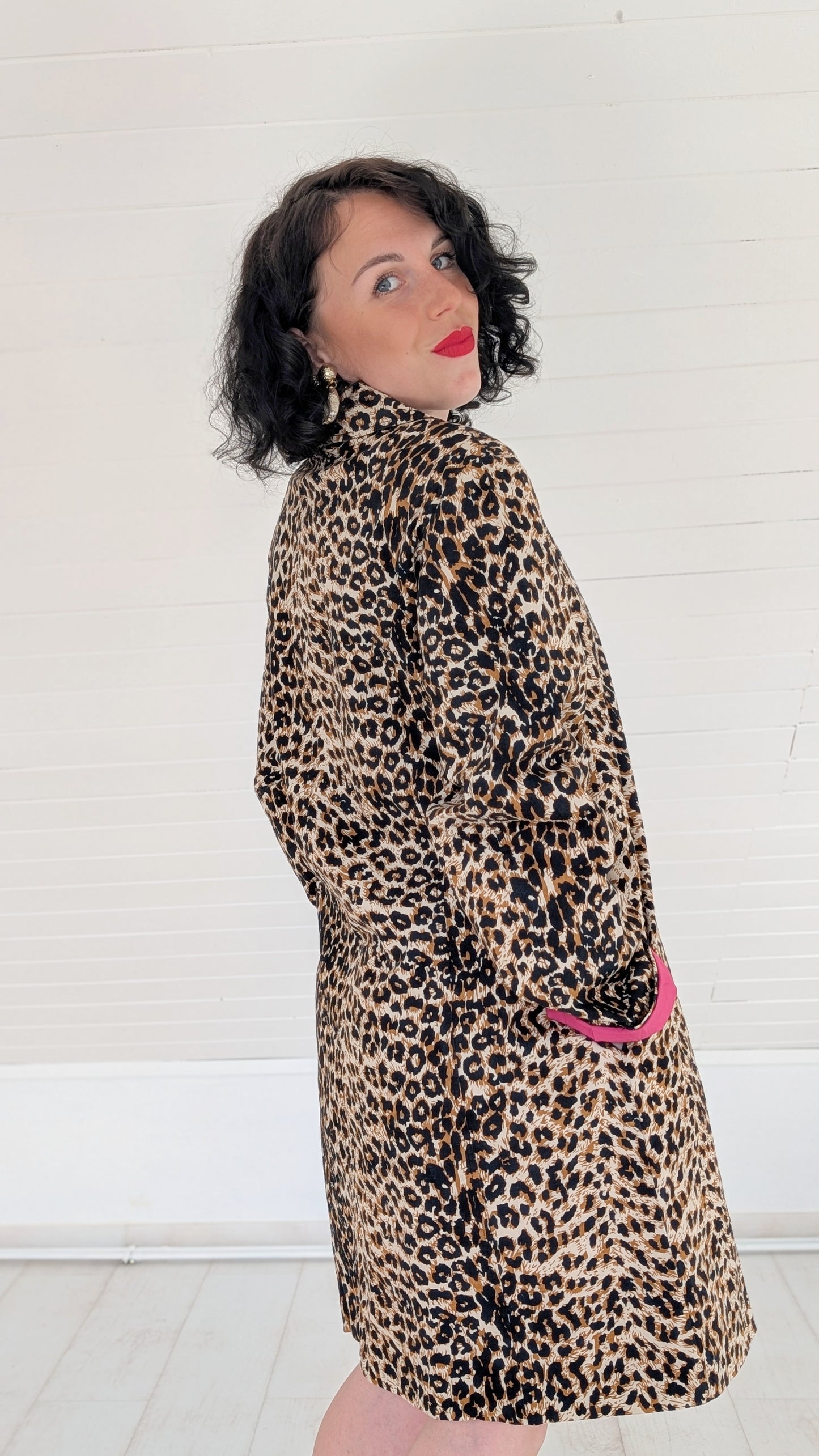 Trench coton léopard T40-42