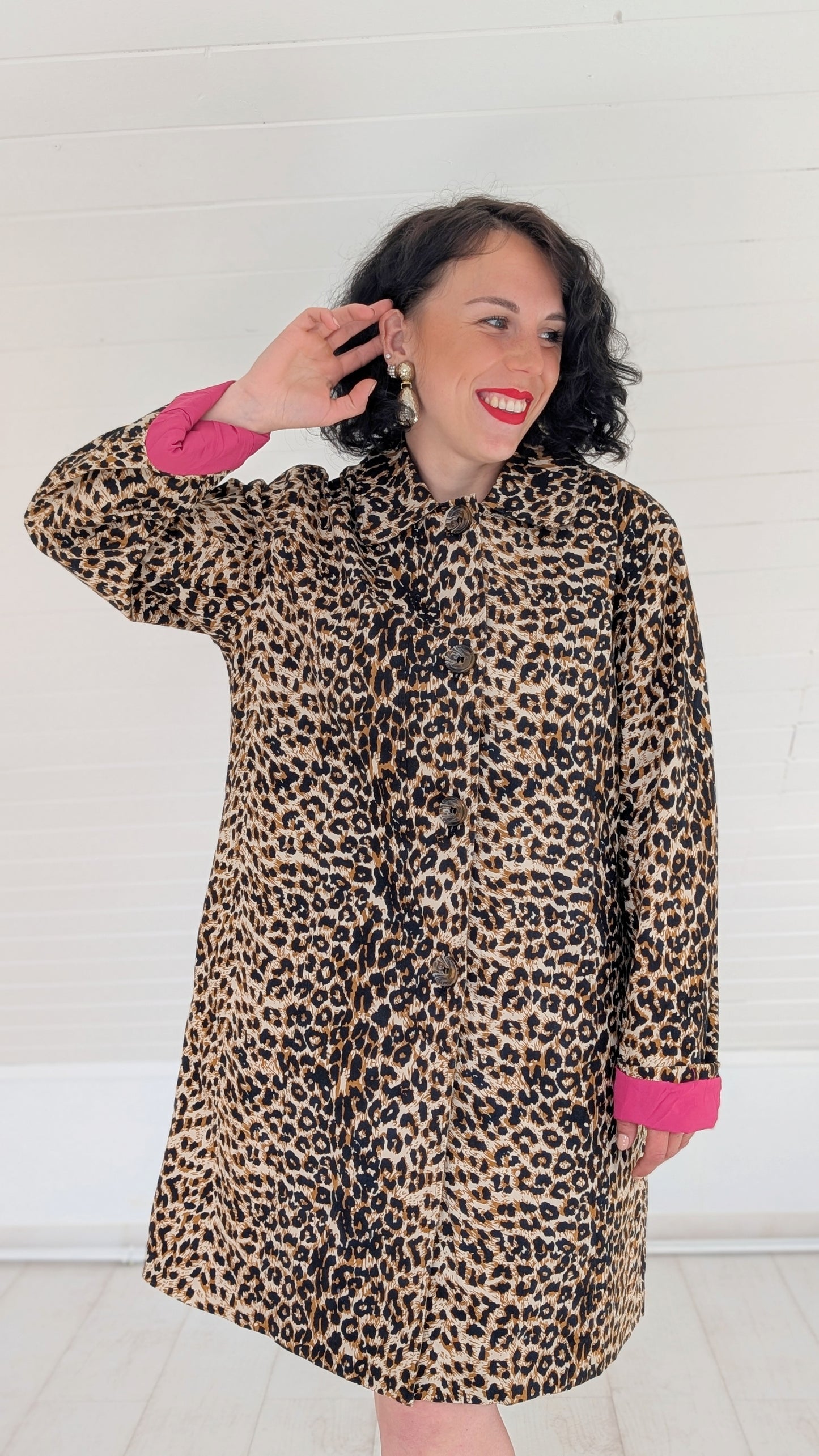 Trench coton léopard T40-42
