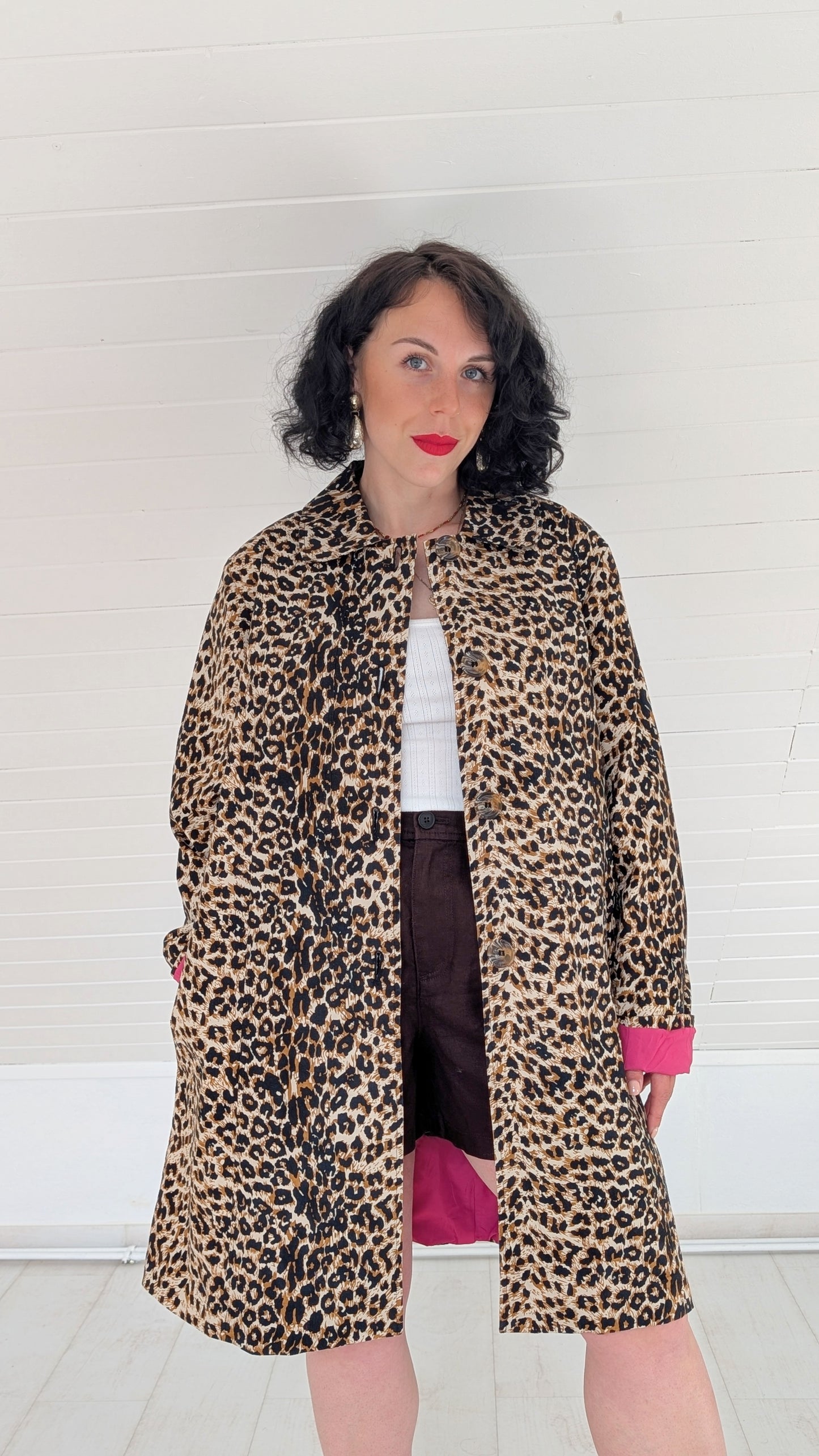 Trench coton léopard T40-42