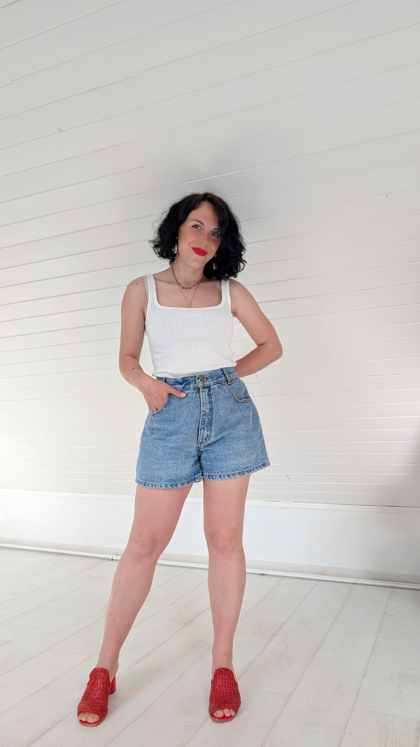 Short denim 1980 T40