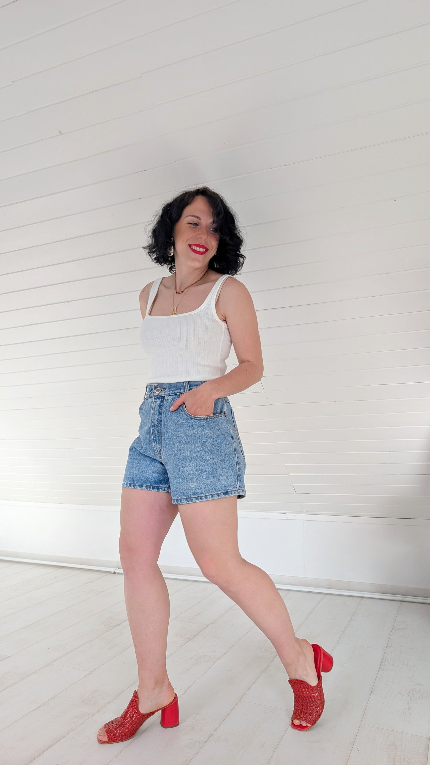 Short denim 1980 T40