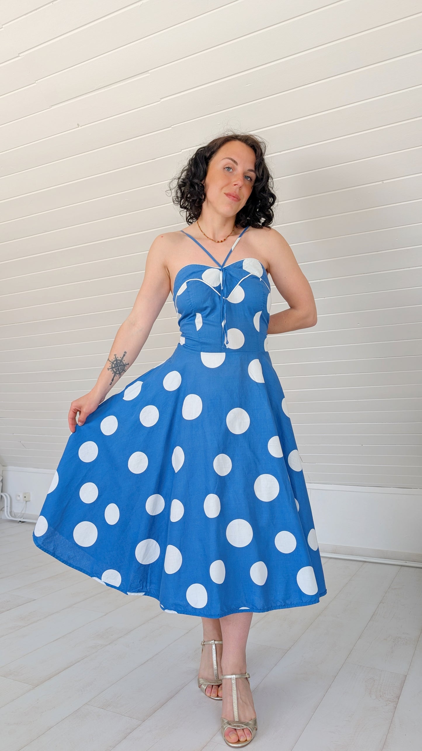 Robe 80s coton T40