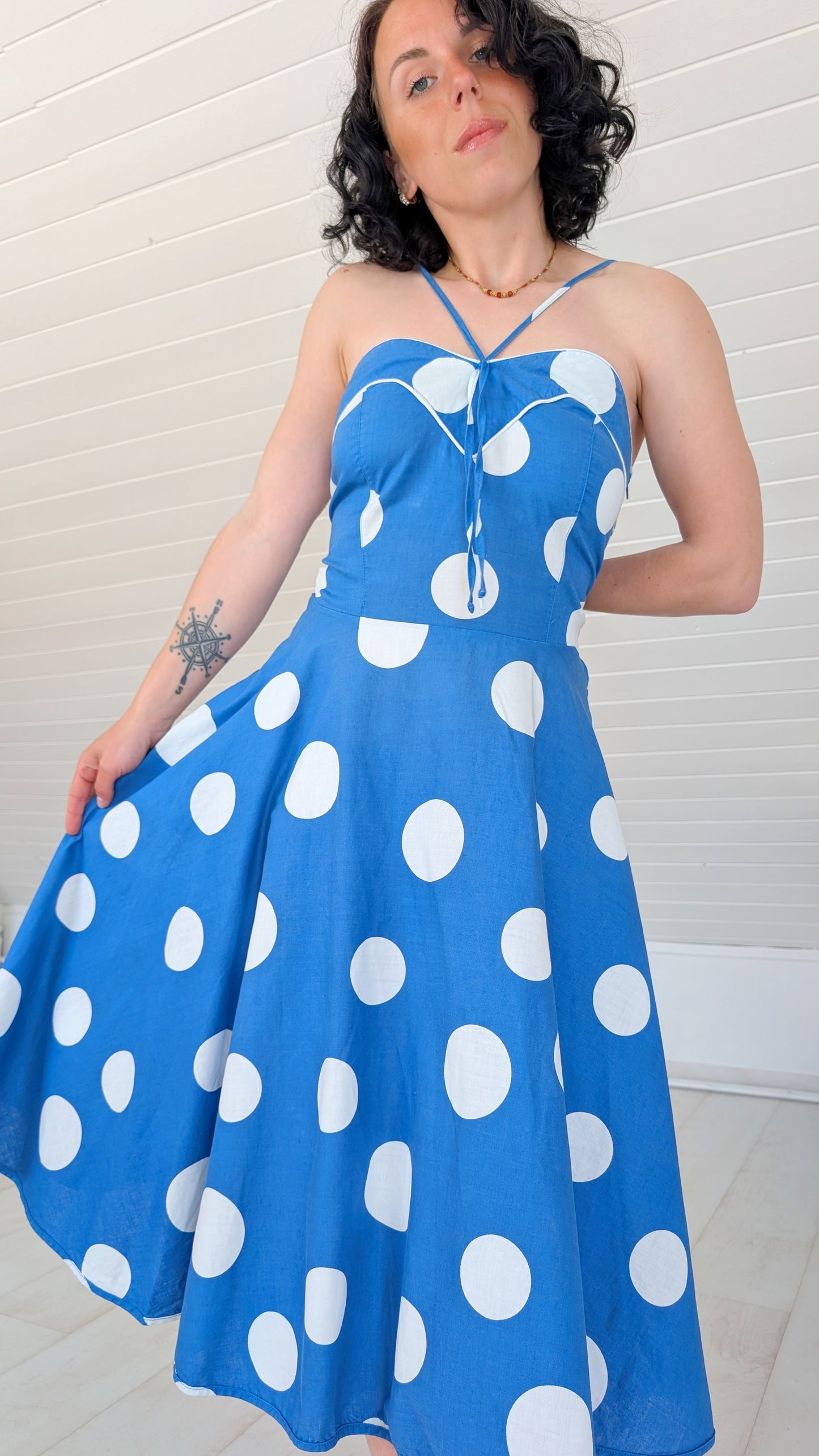 Robe 80s coton T40