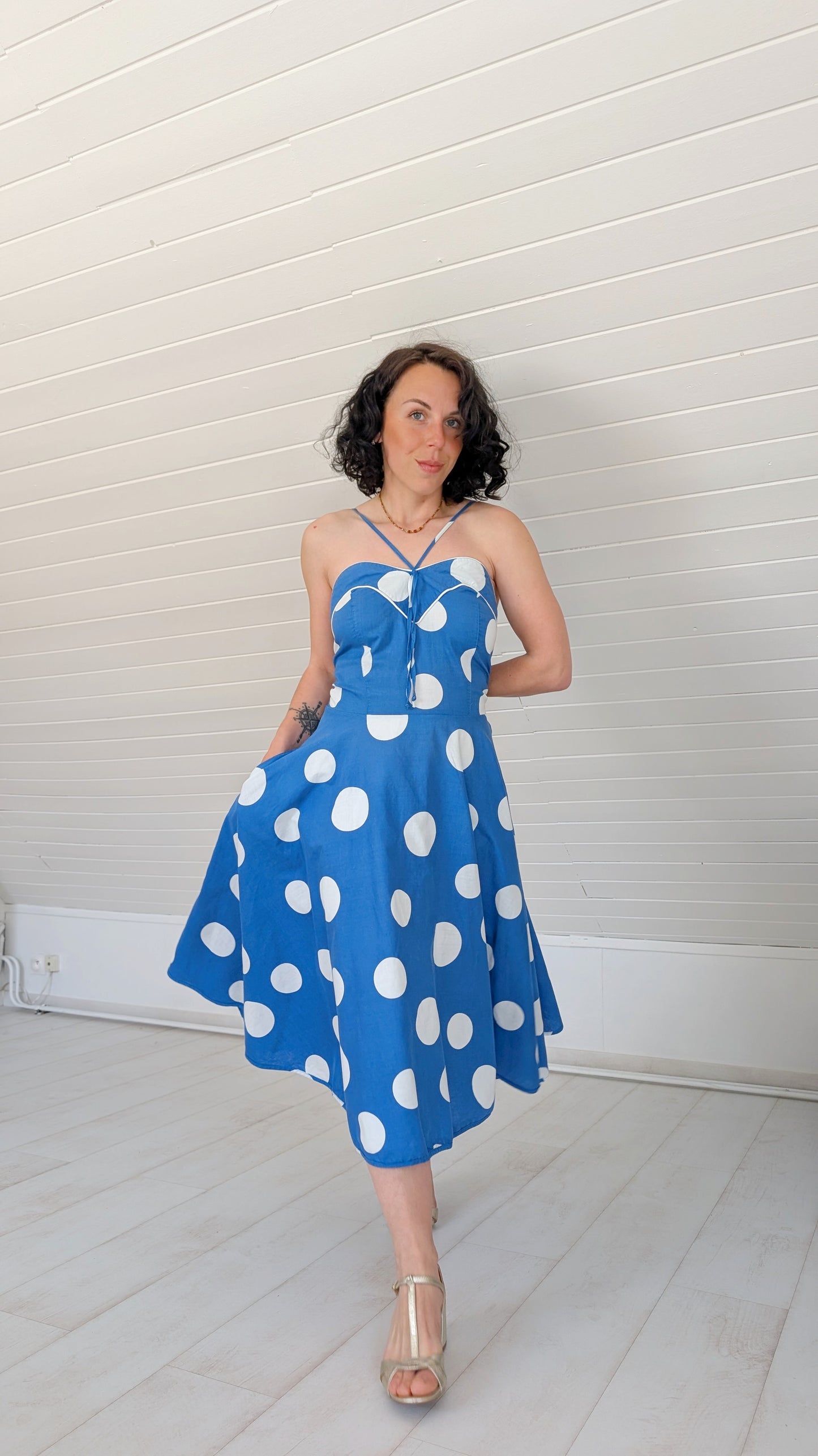Robe 80s coton T40