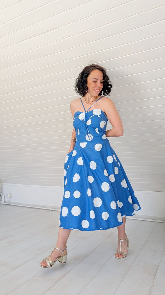 Robe 80s coton T40