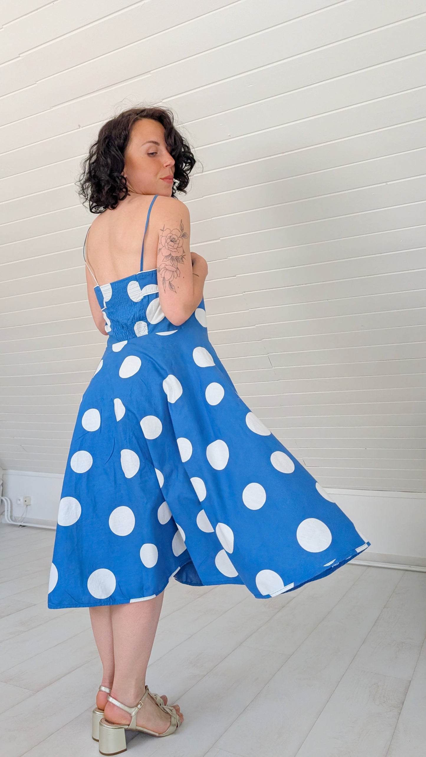 Robe 80s coton T40