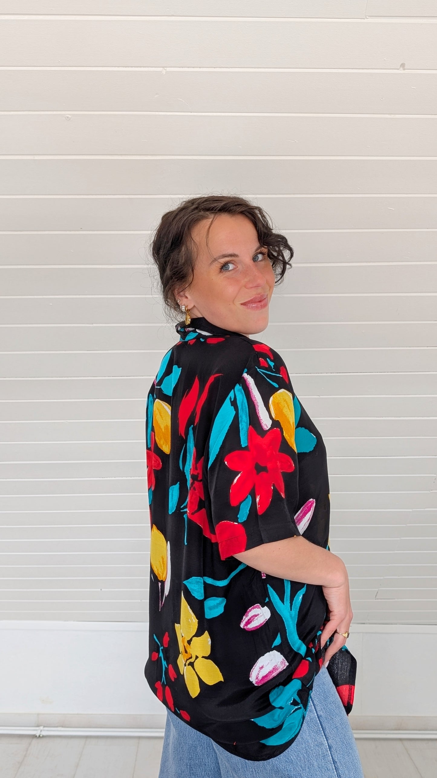 Blouse ample viscose 90s T40-42