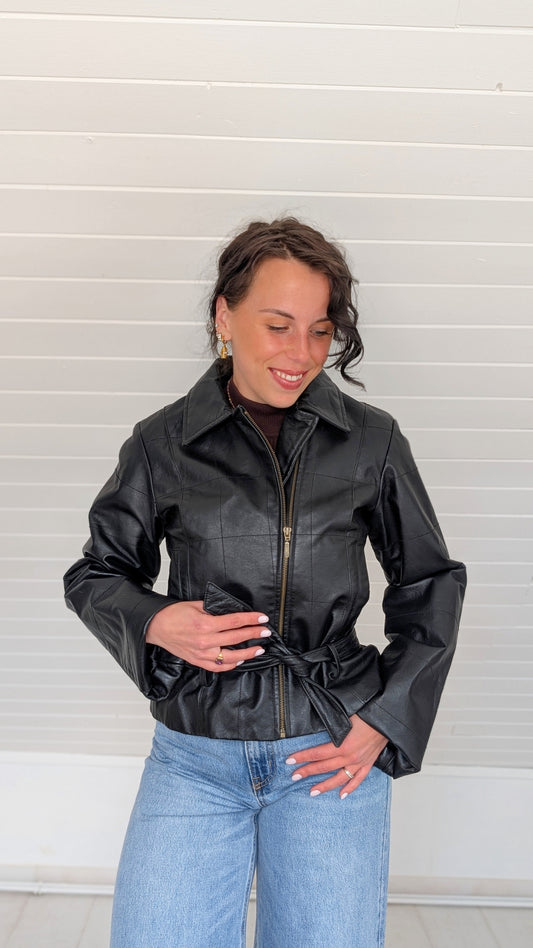 Veste cuir italien T38