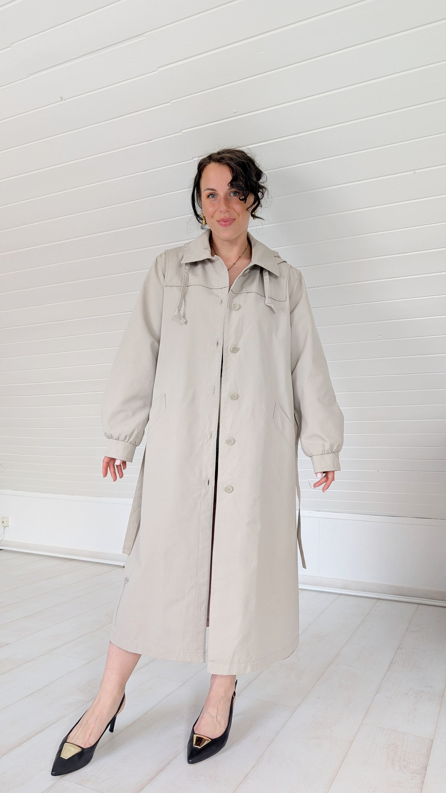 Trench à capuche 80s T38-40-42