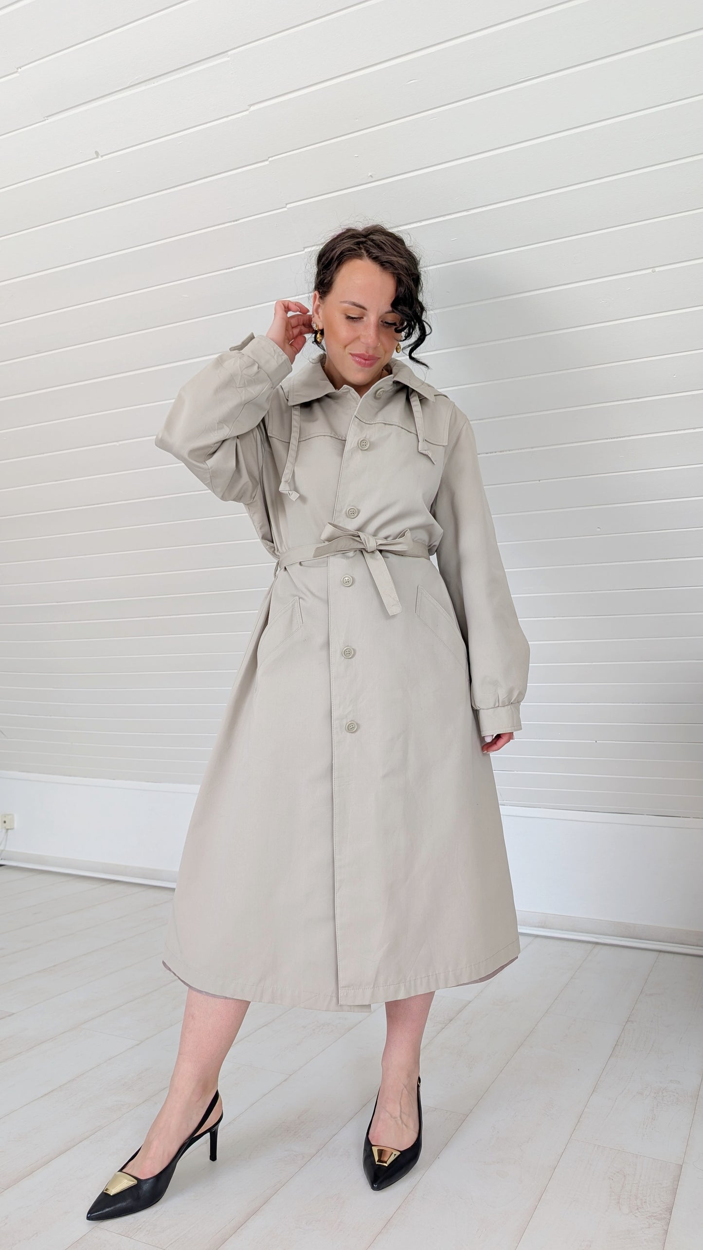 Trench à capuche 80s T38-40-42