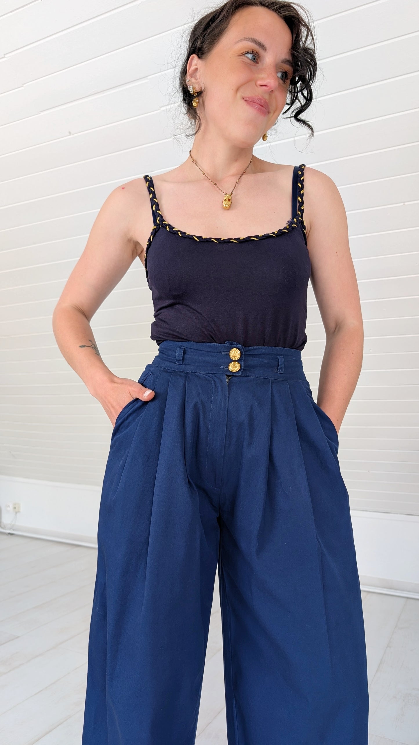 Pantalon Christian Llinares 80s T34