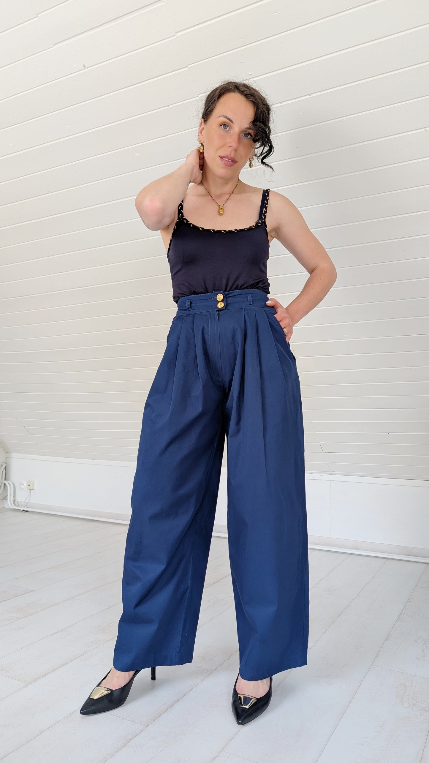 Pantalon Christian Llinares 80s T34