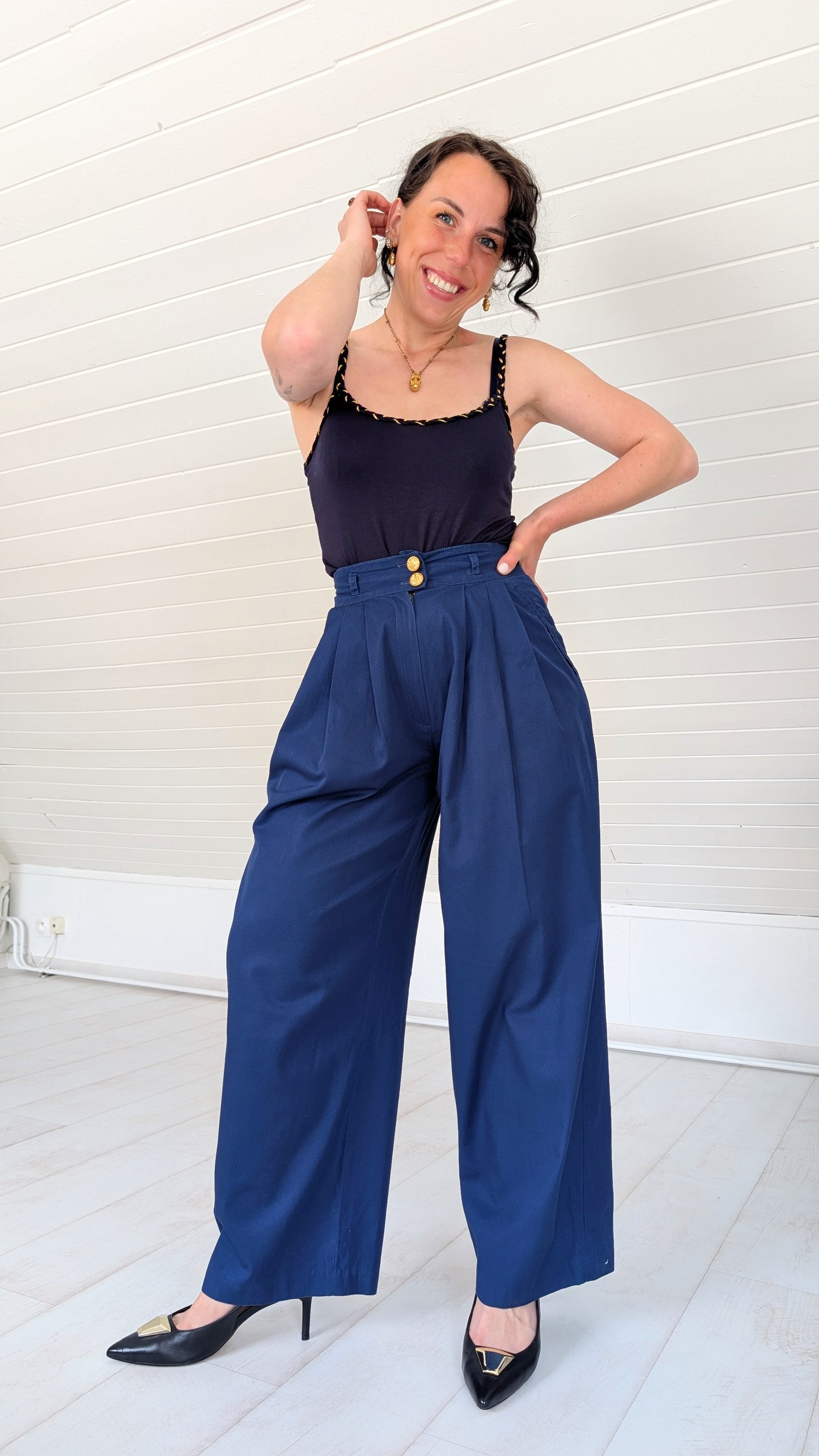 Pantalon Christian Llinares 80s T34