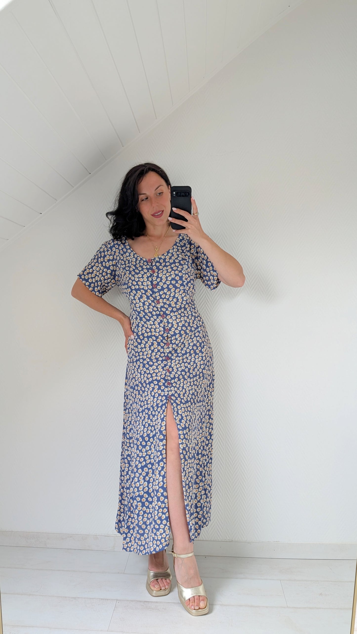 Robe 90s viscose T38-40