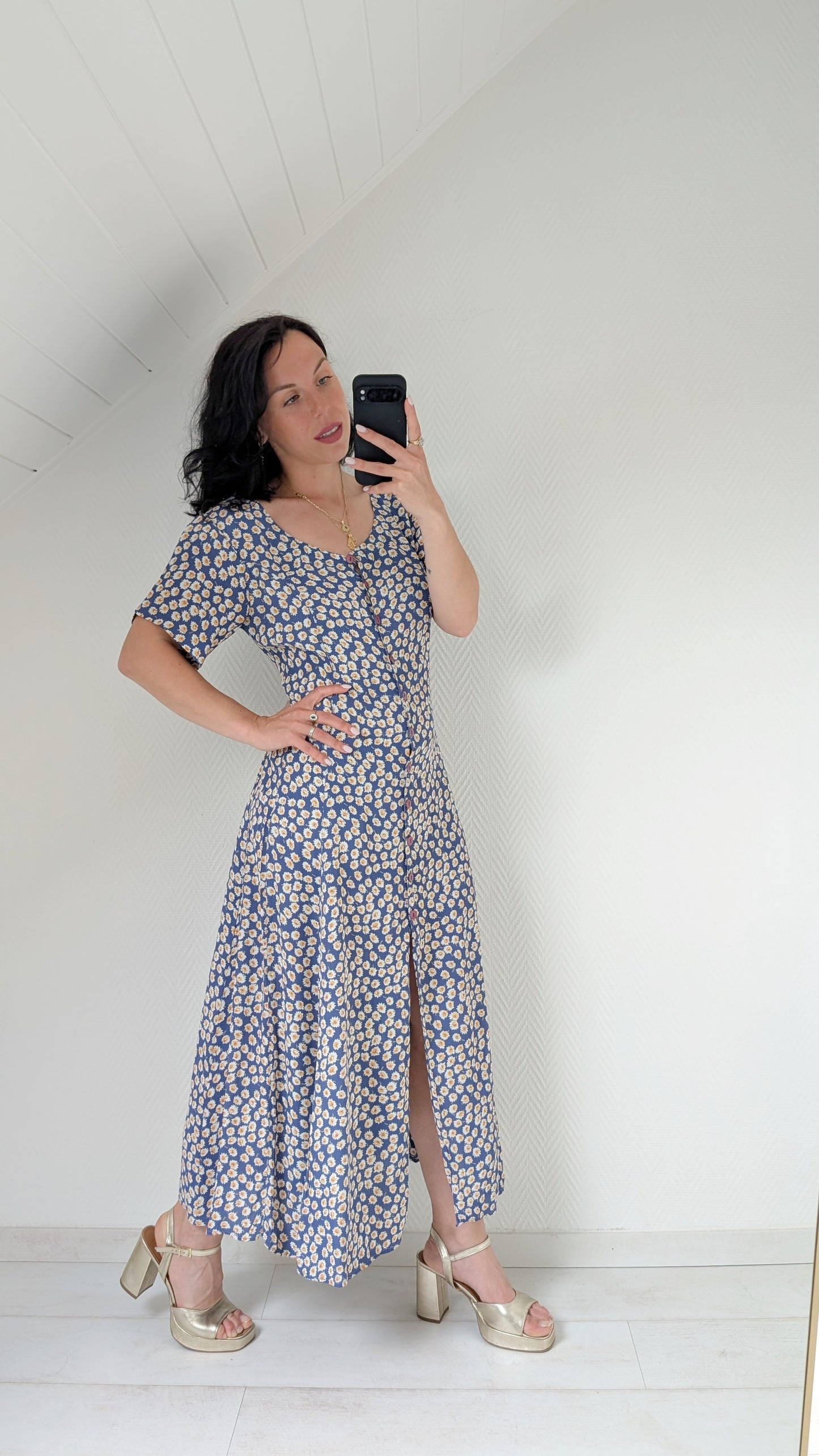 Robe 90s viscose T38-40