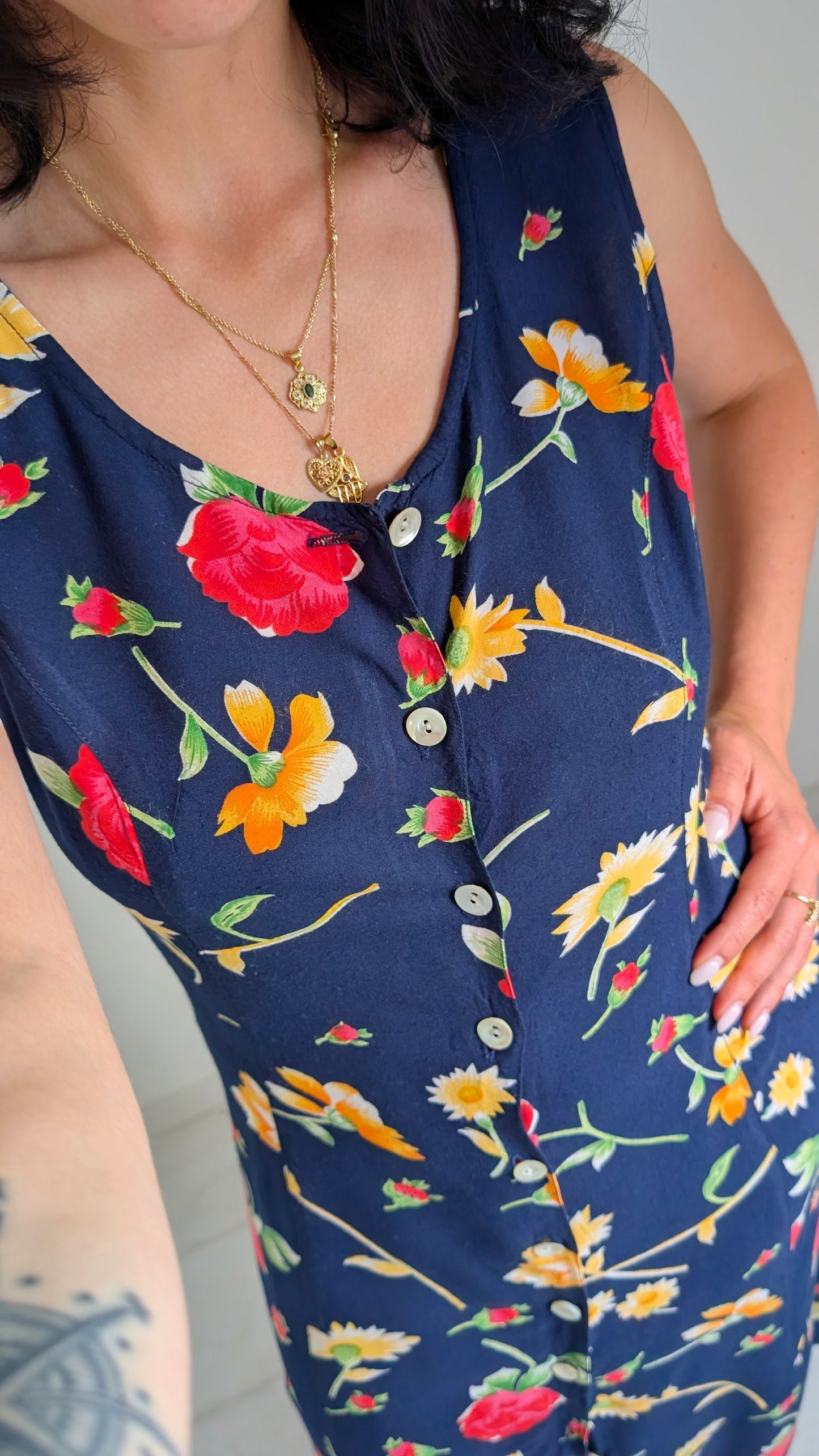 Robe 90s viscose T40-42