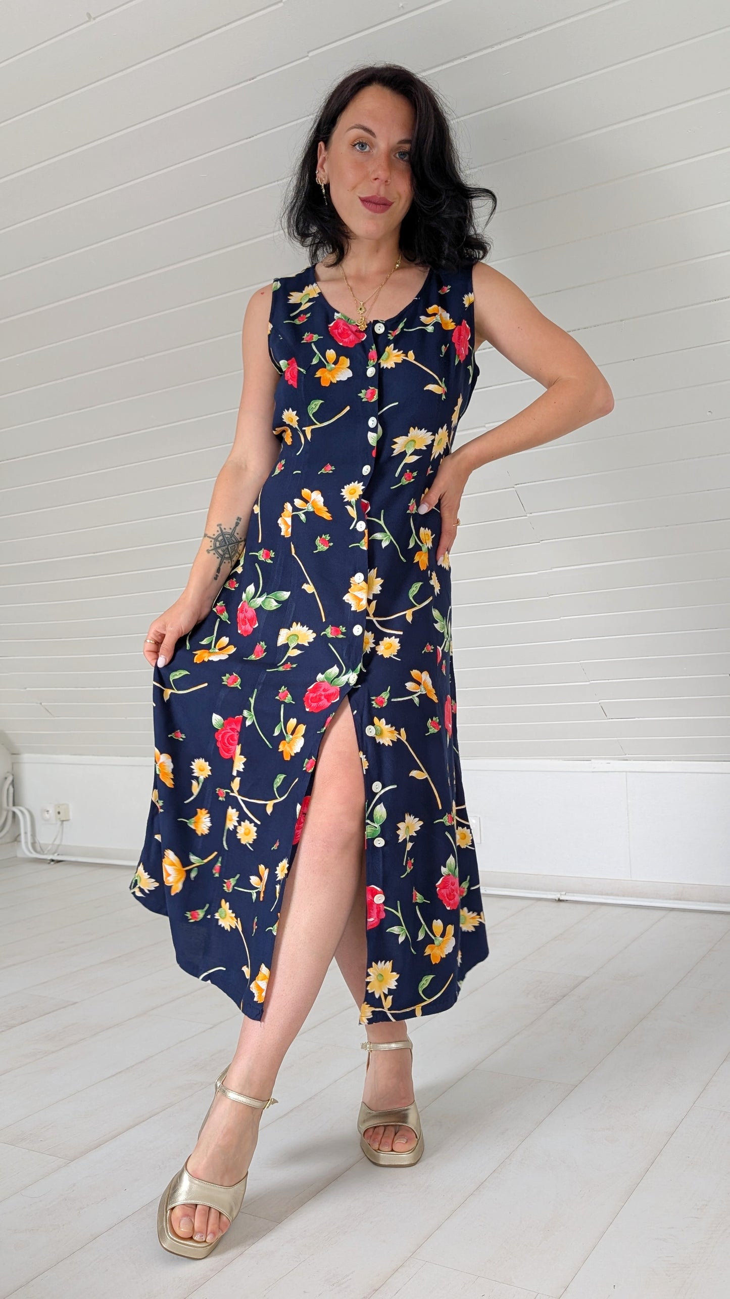 Robe 90s viscose T40-42