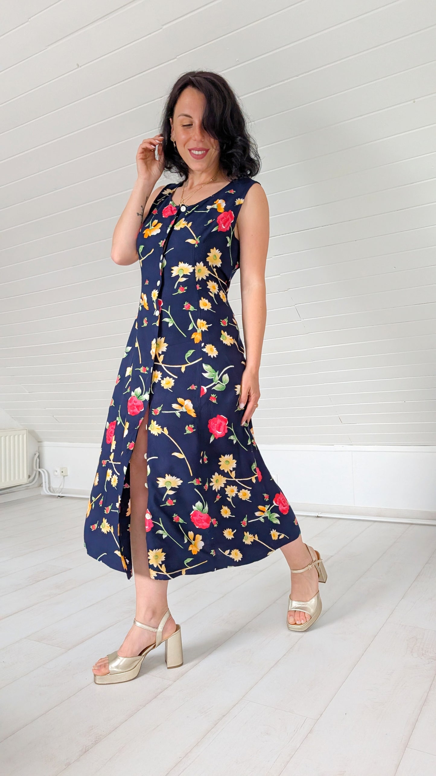 Robe 90s viscose T40-42