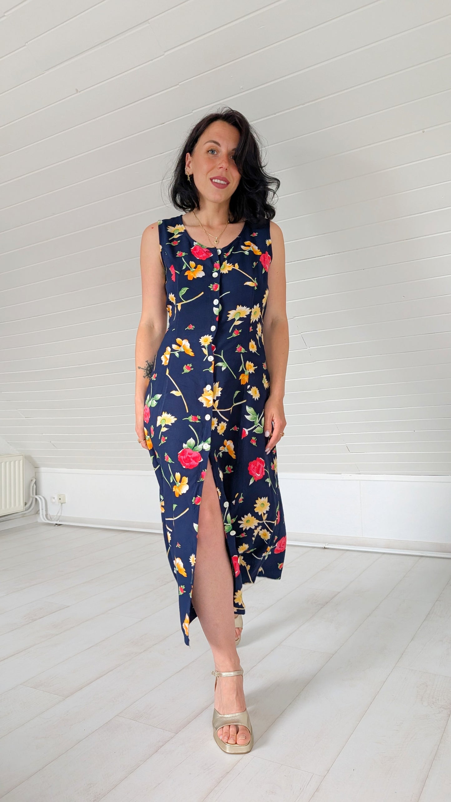 Robe 90s viscose T40-42