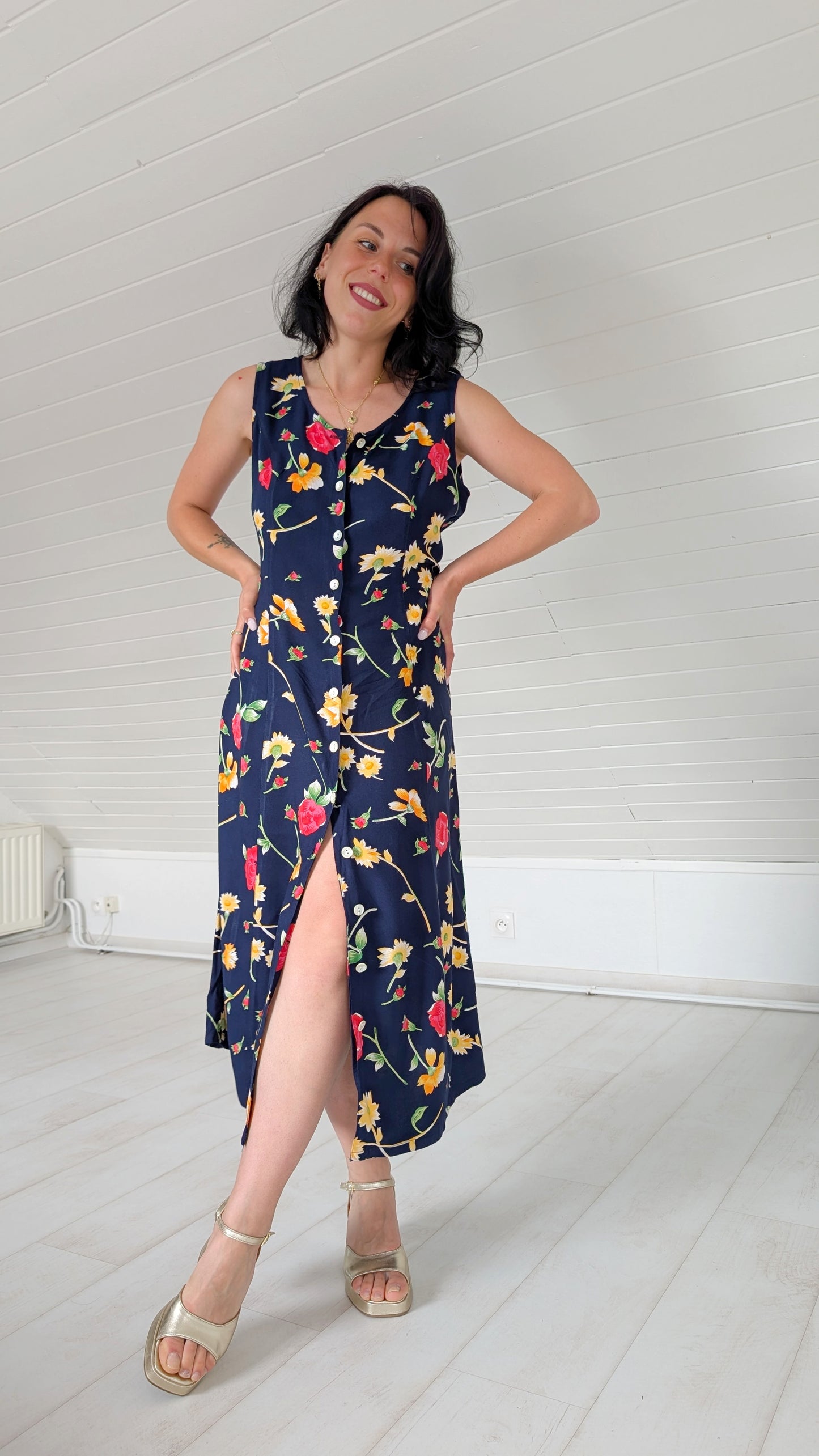 Robe 90s viscose T40-42