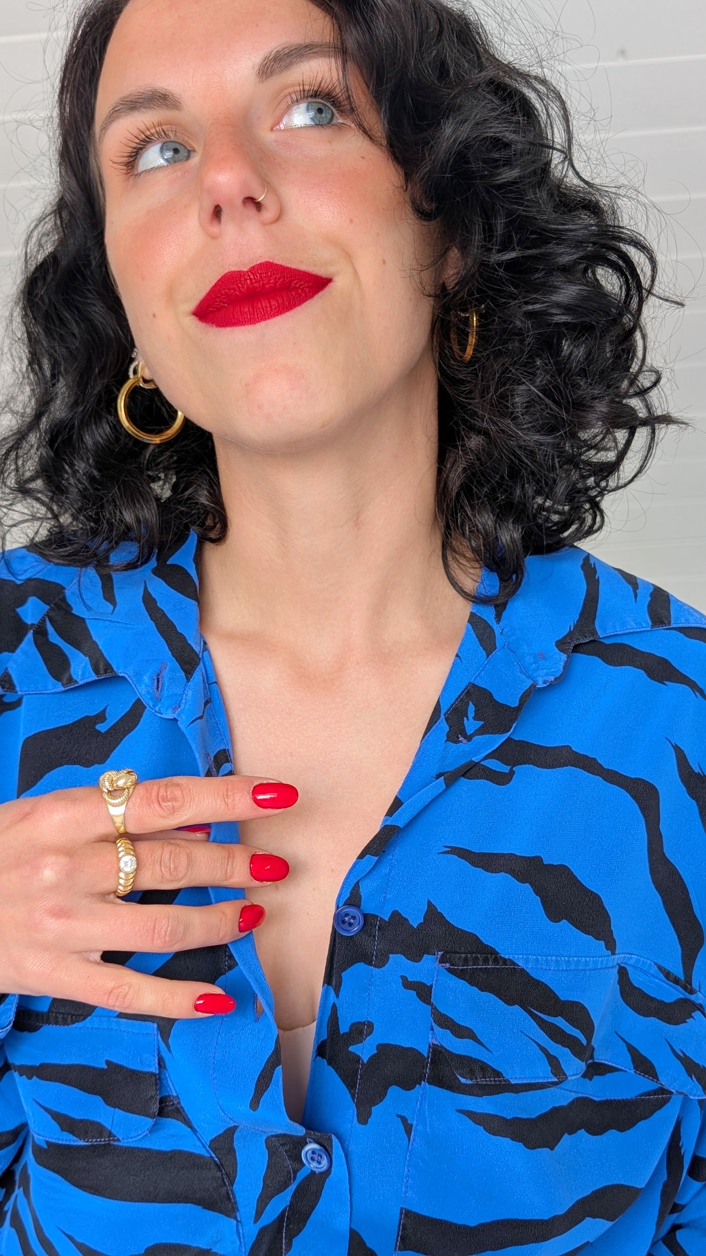 Blouse soie 80s du 34 au 44