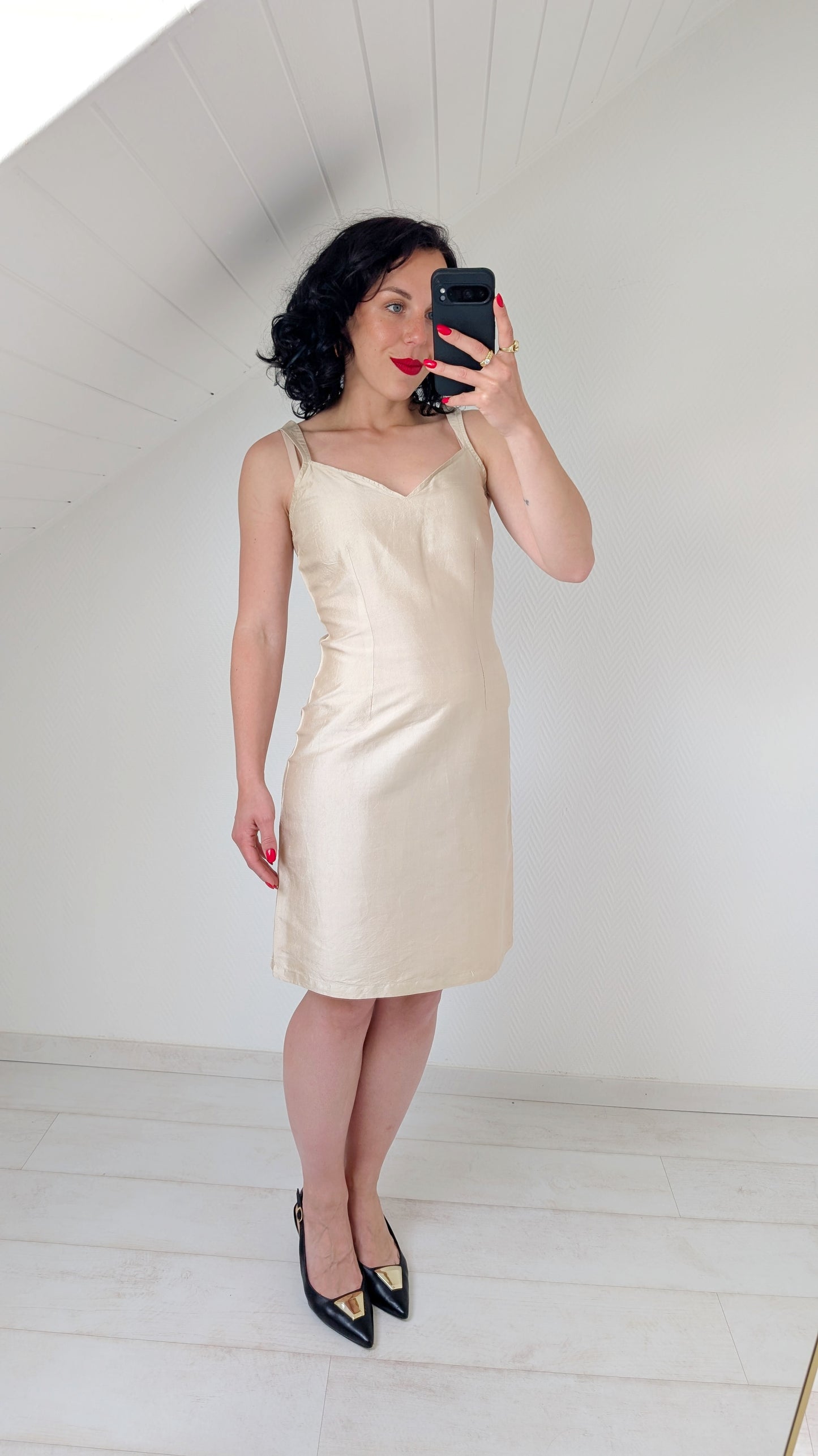 Robe soie 90s T36-38
