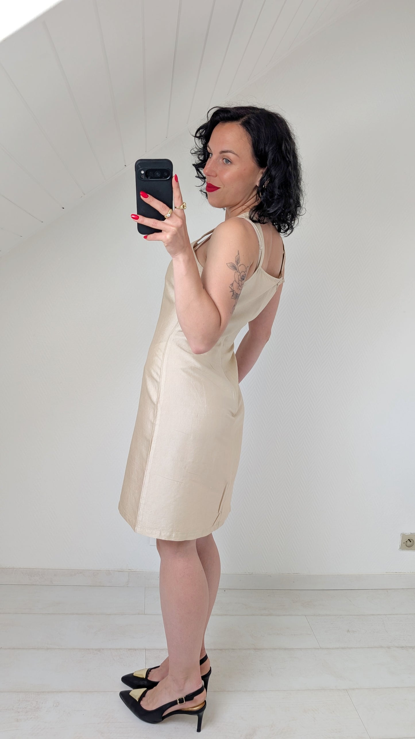 Robe soie 90s T36-38