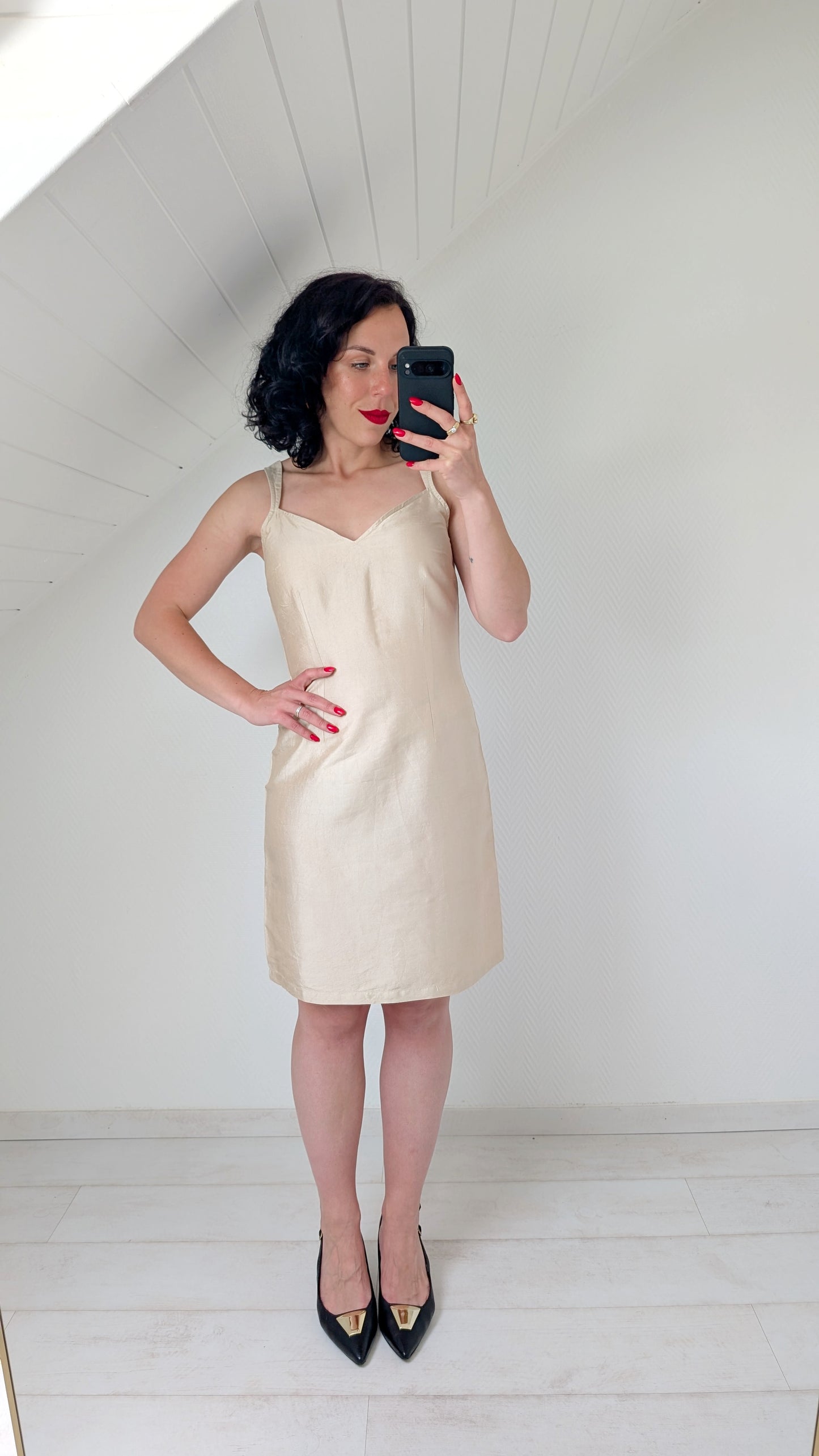 Robe soie 90s T36-38