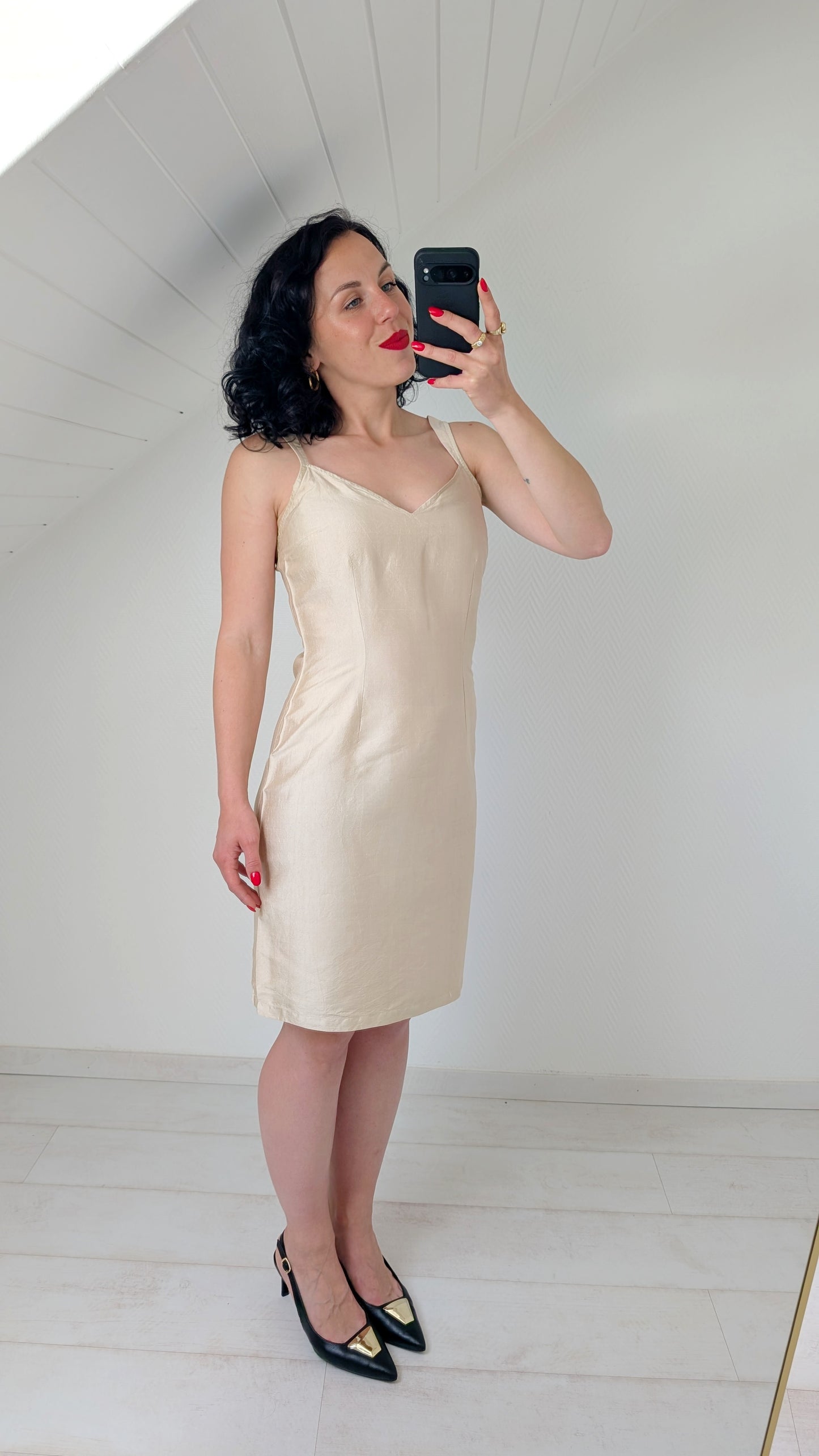 Robe soie 90s T36-38