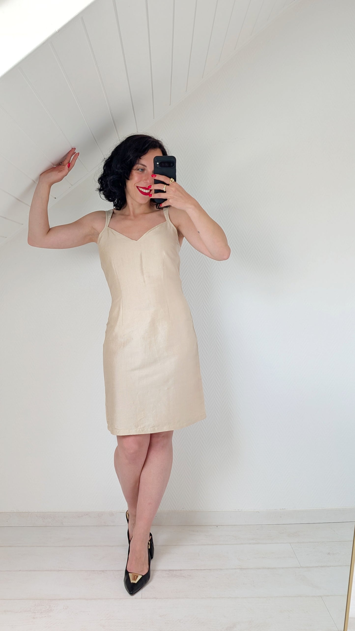 Robe soie 90s T36-38
