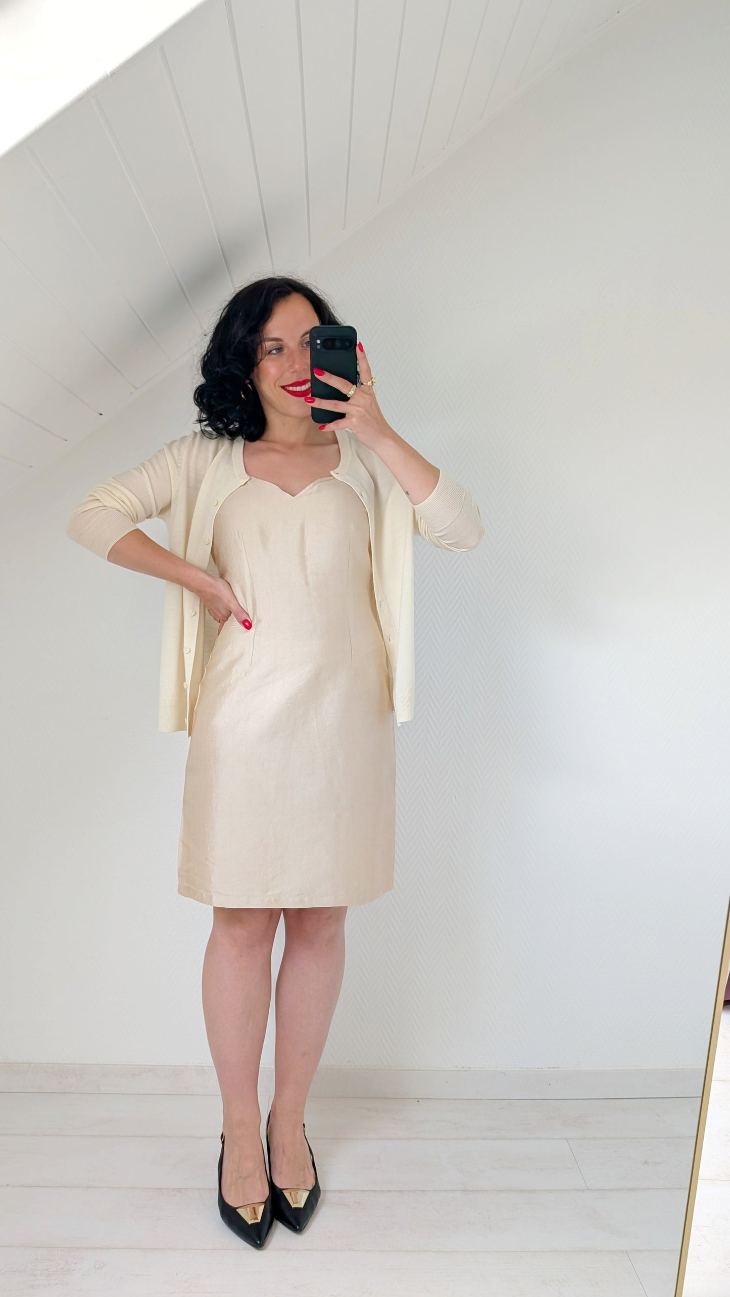 Robe soie 90s T36-38