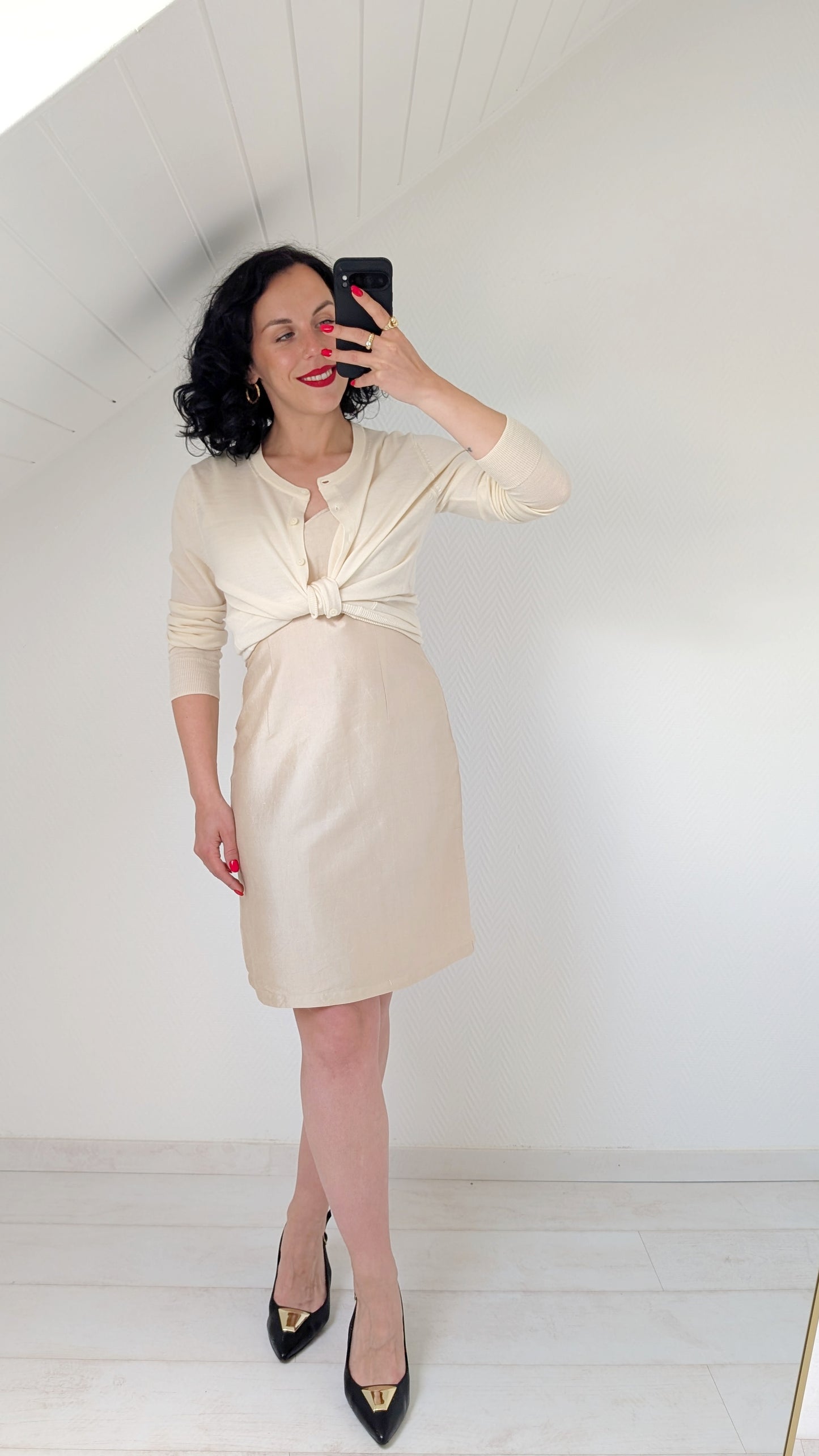 Robe soie 90s T36-38