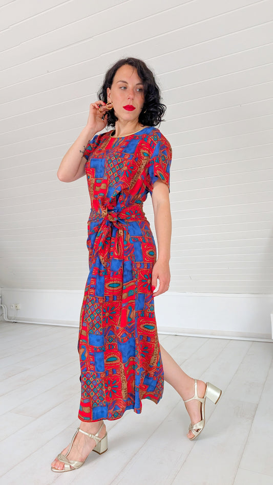 Robe 80s viscose T42