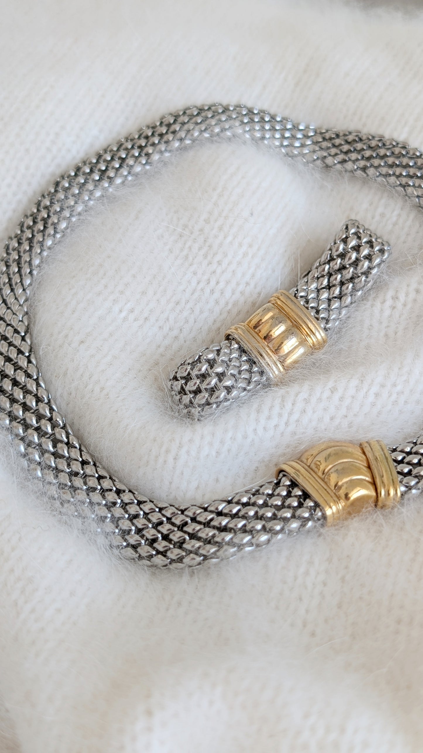 Parure bracelet et collier 80s