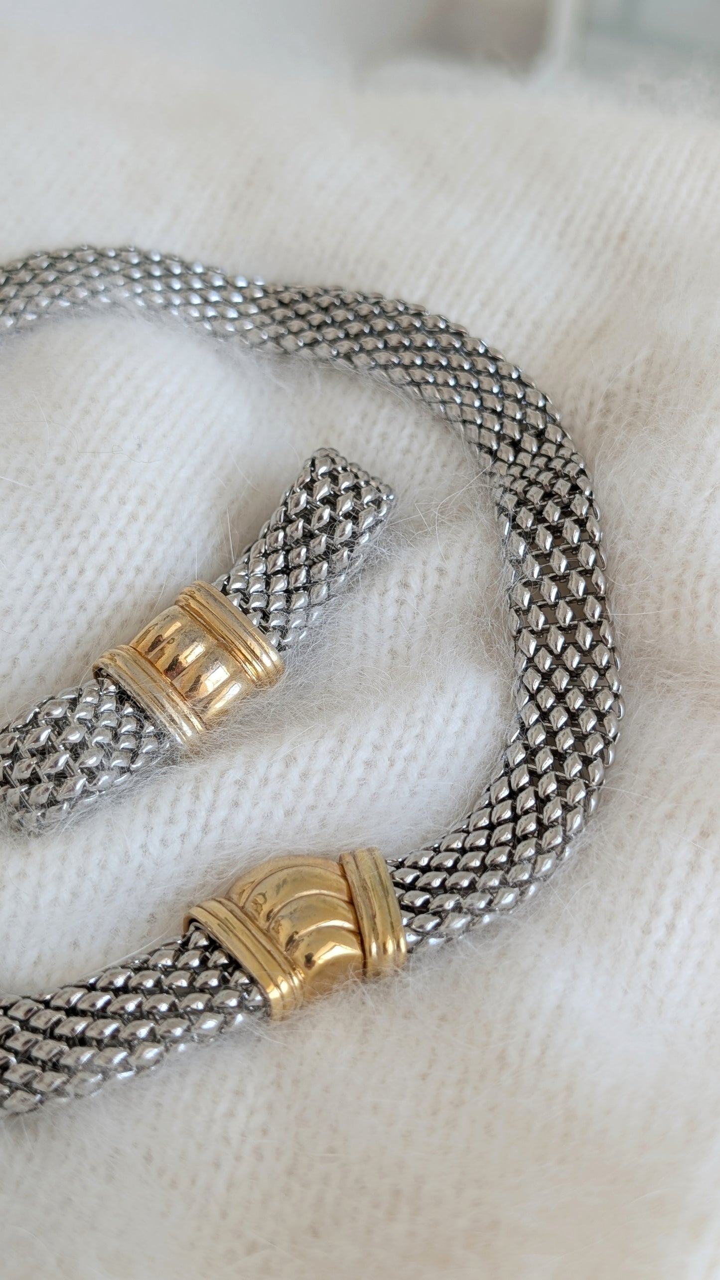 Parure bracelet et collier 80s