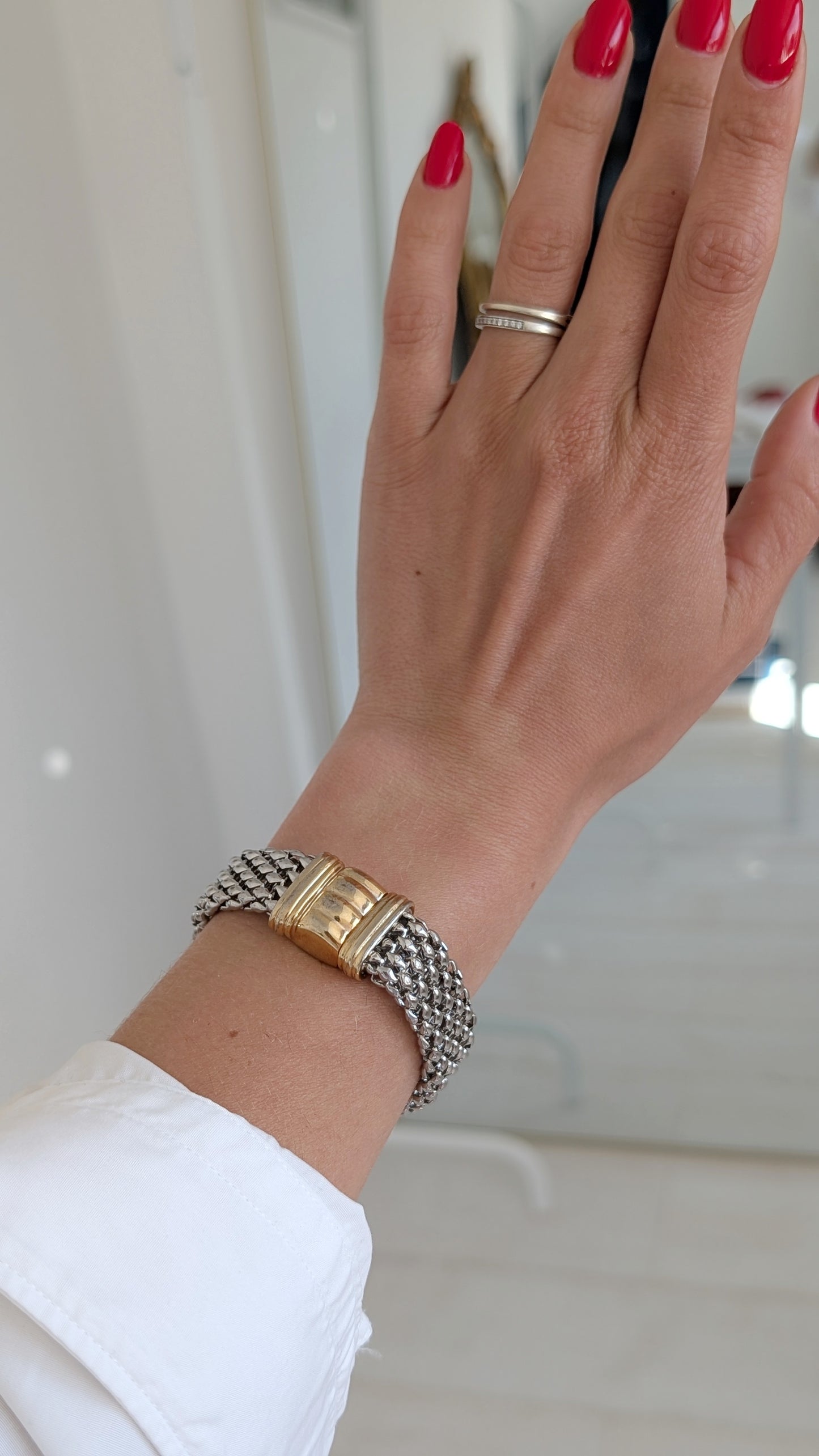 Parure bracelet et collier 80s