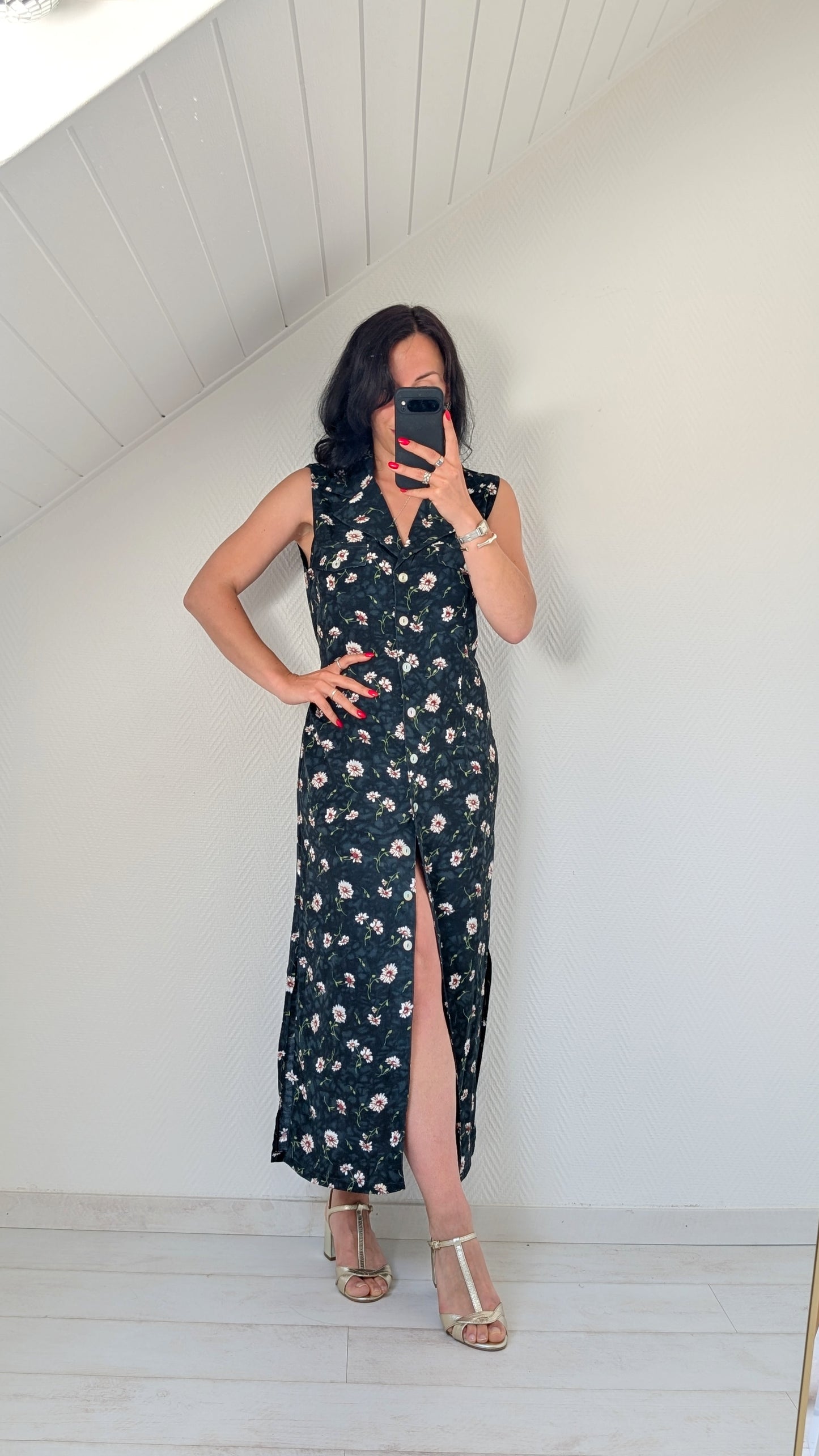 Robe 90s viscose T38