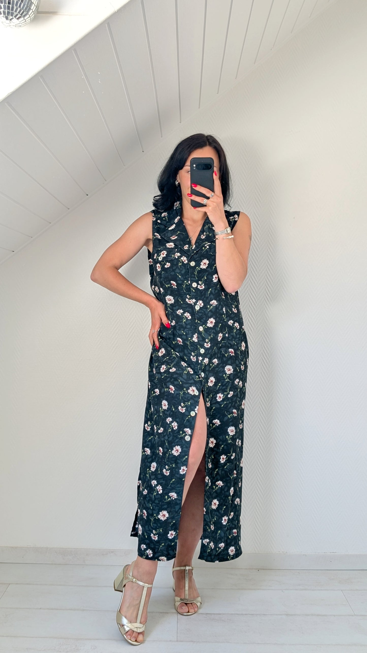 Robe 90s viscose T38