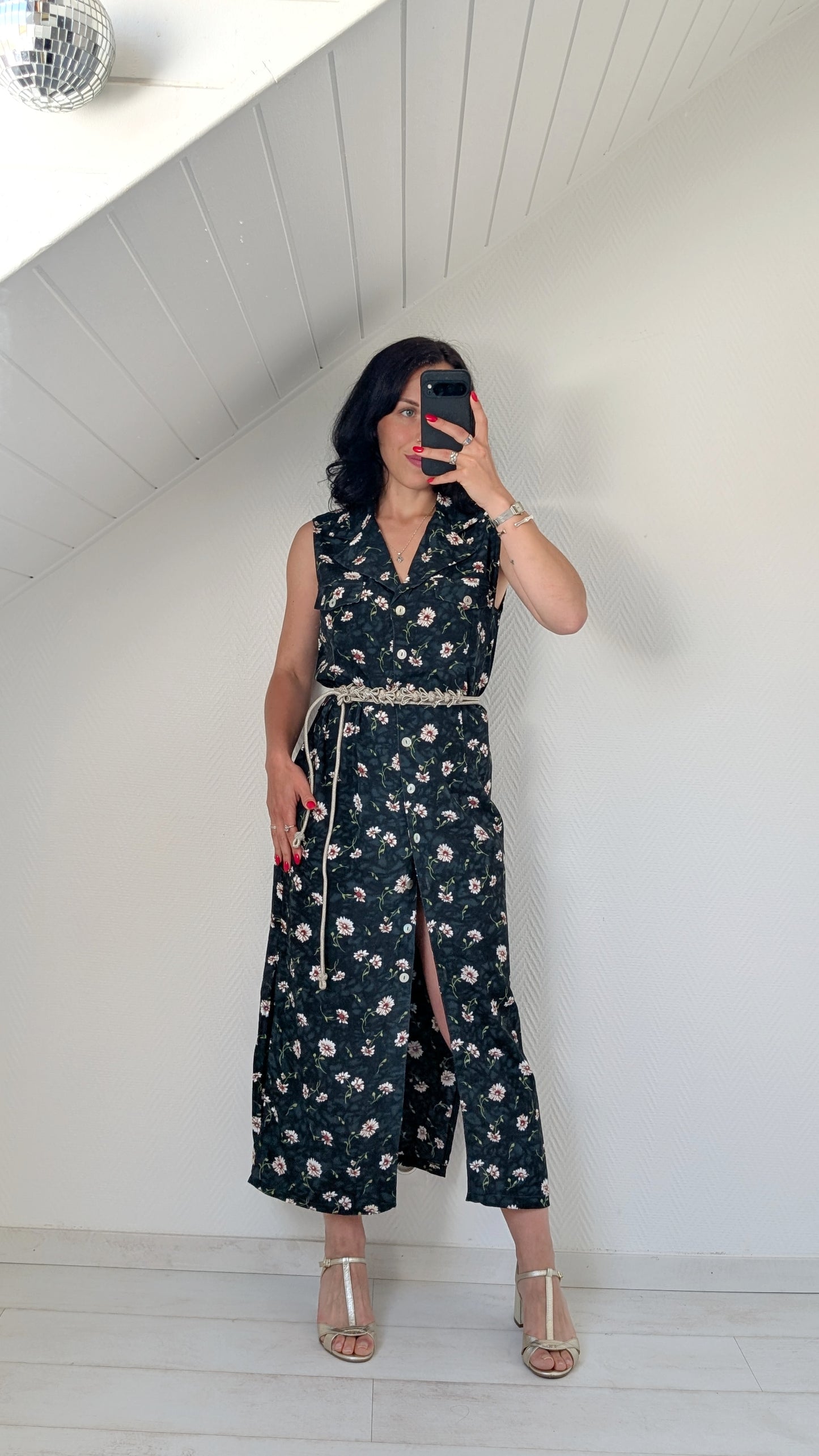 Robe 90s viscose T38