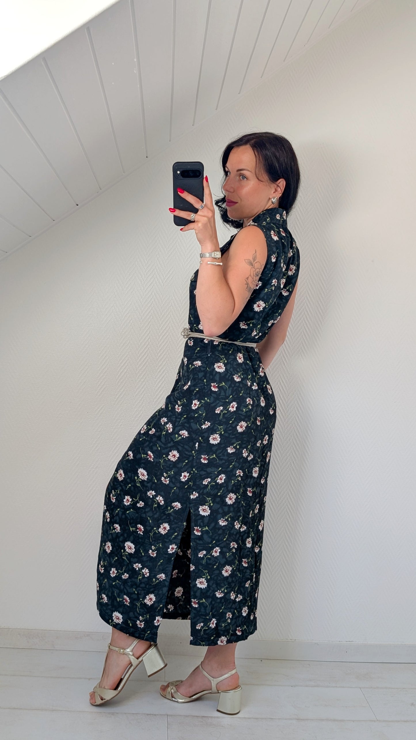 Robe 90s viscose T38