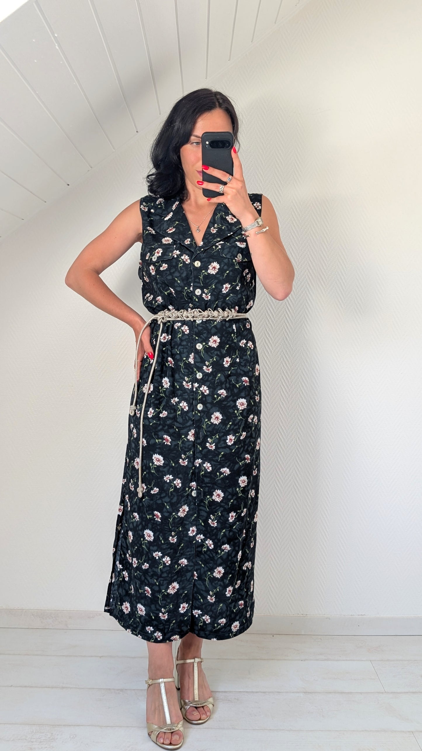 Robe 90s viscose T38
